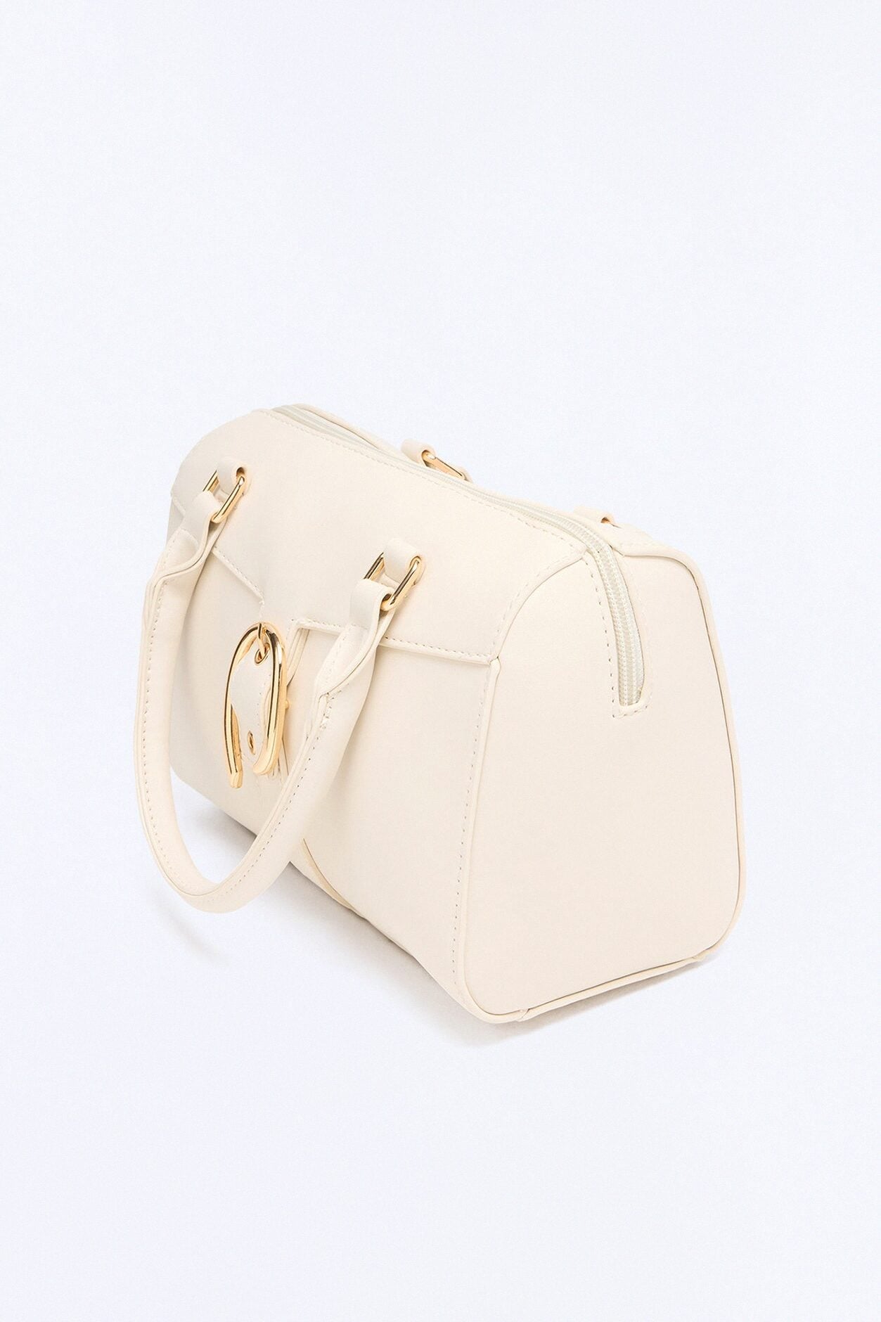 On My Good Side Faux Leather Handbag - Ivory image 6