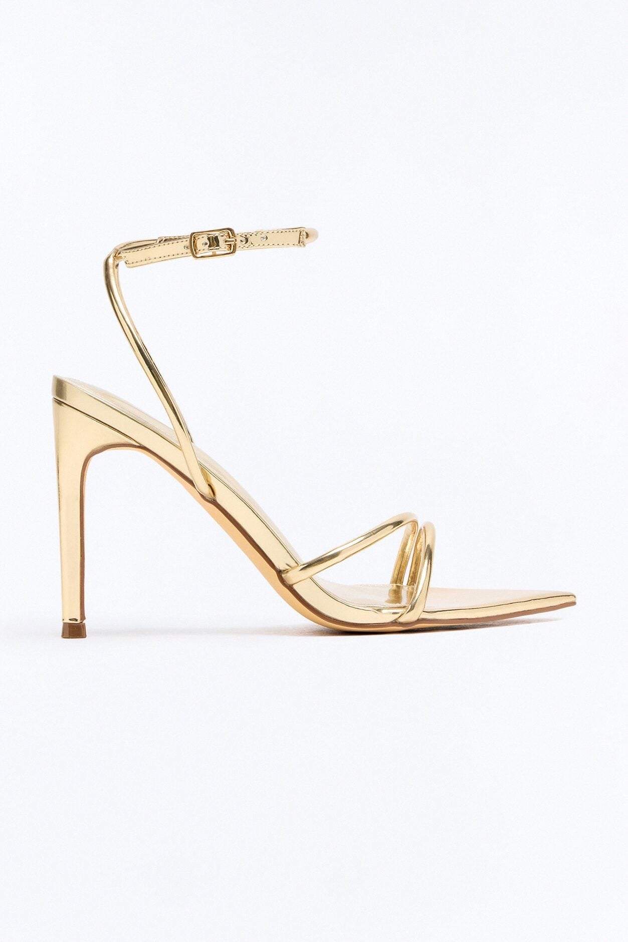 Kalmia Patent Stiletto Heels - Gold image 3