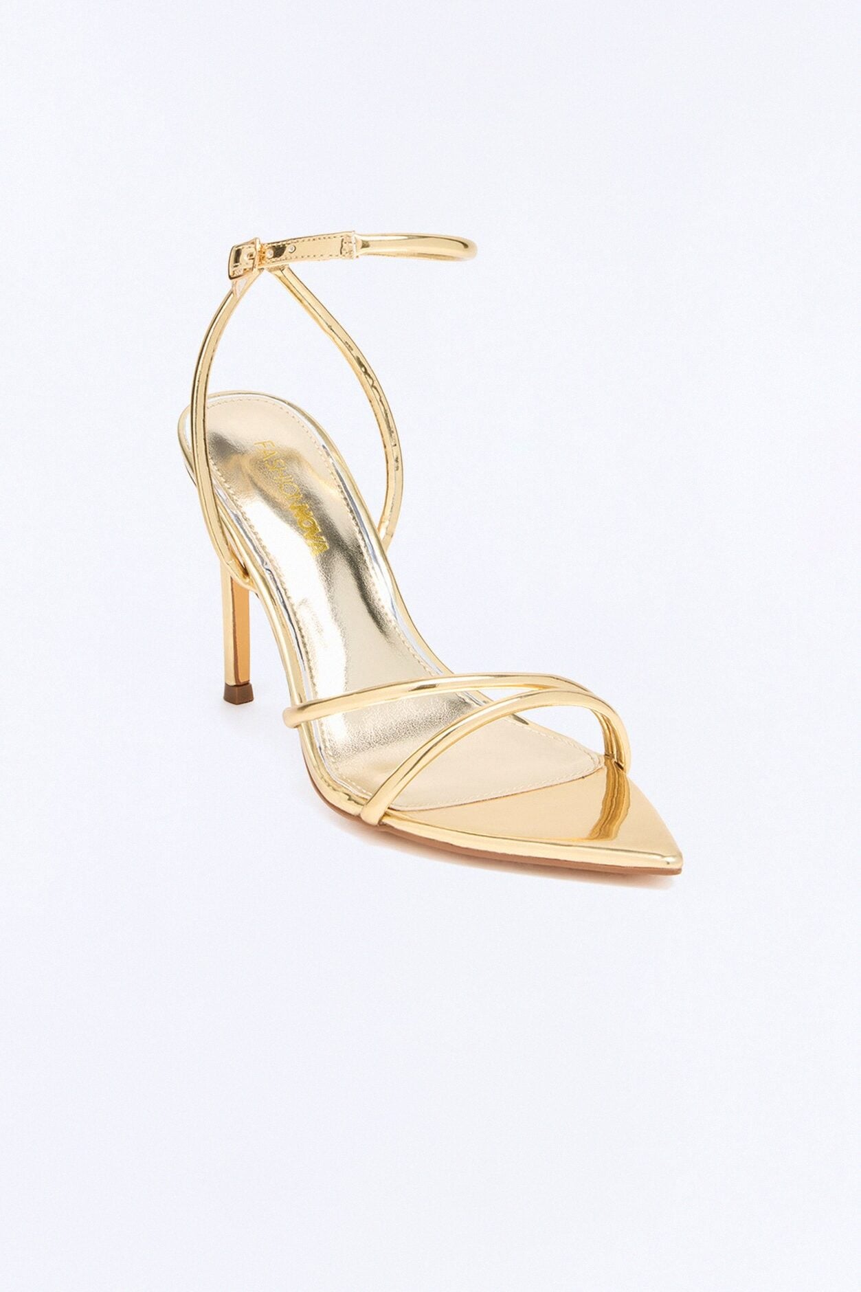 Kalmia Patent Stiletto Heels - Gold image 4