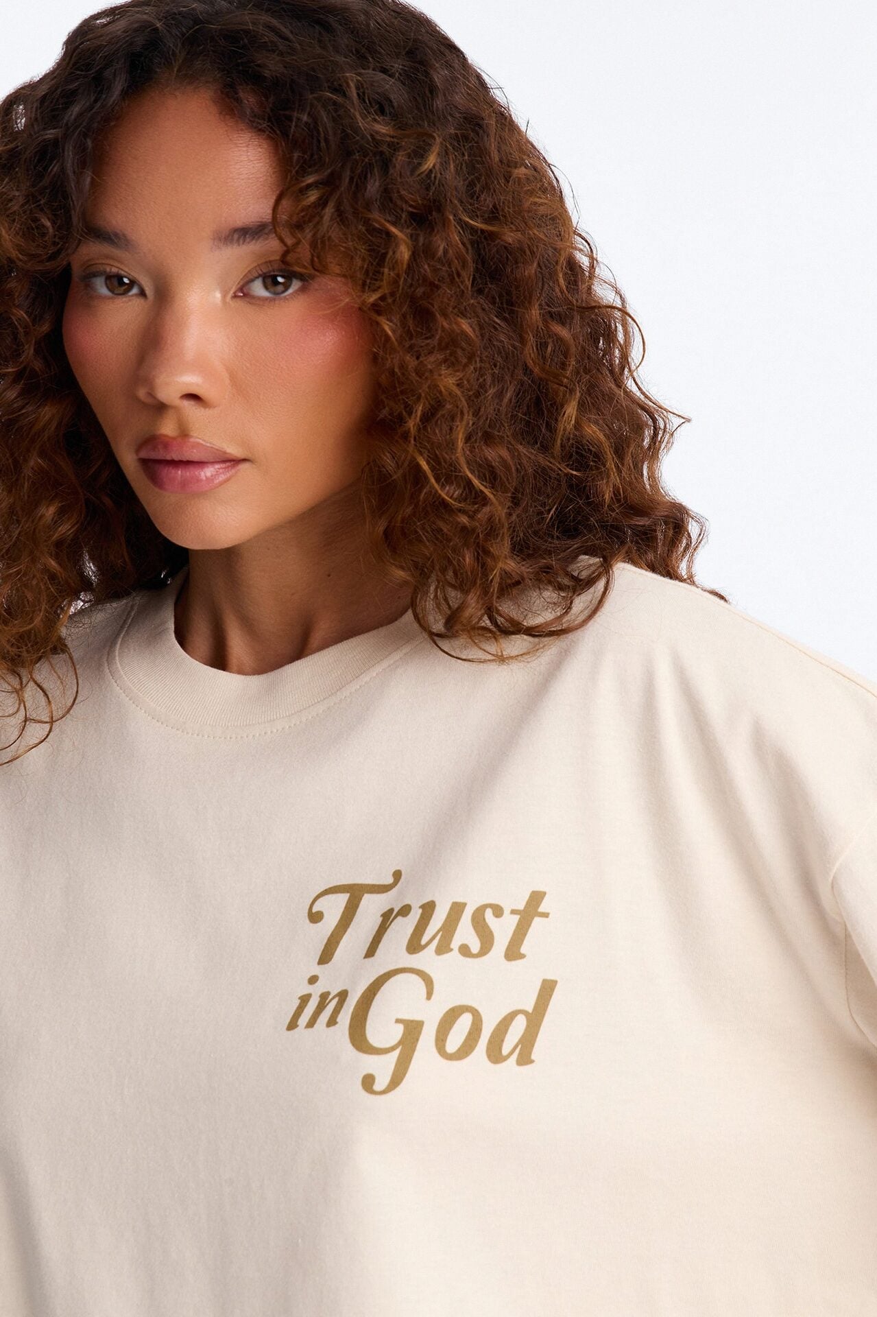 Trust In God Tee - Off White image 4