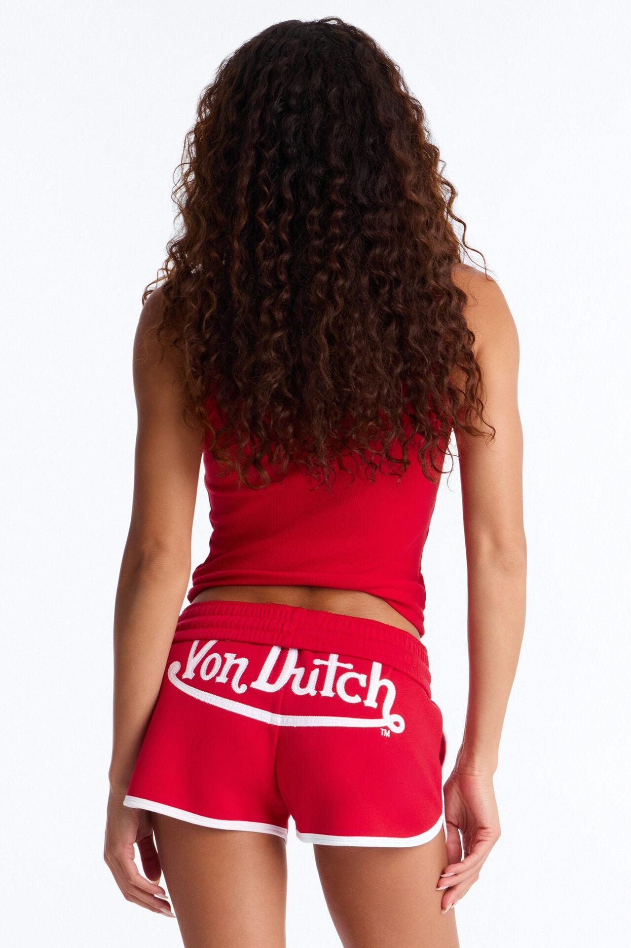 Von Dutch Americana Logo Tank - Red image 3