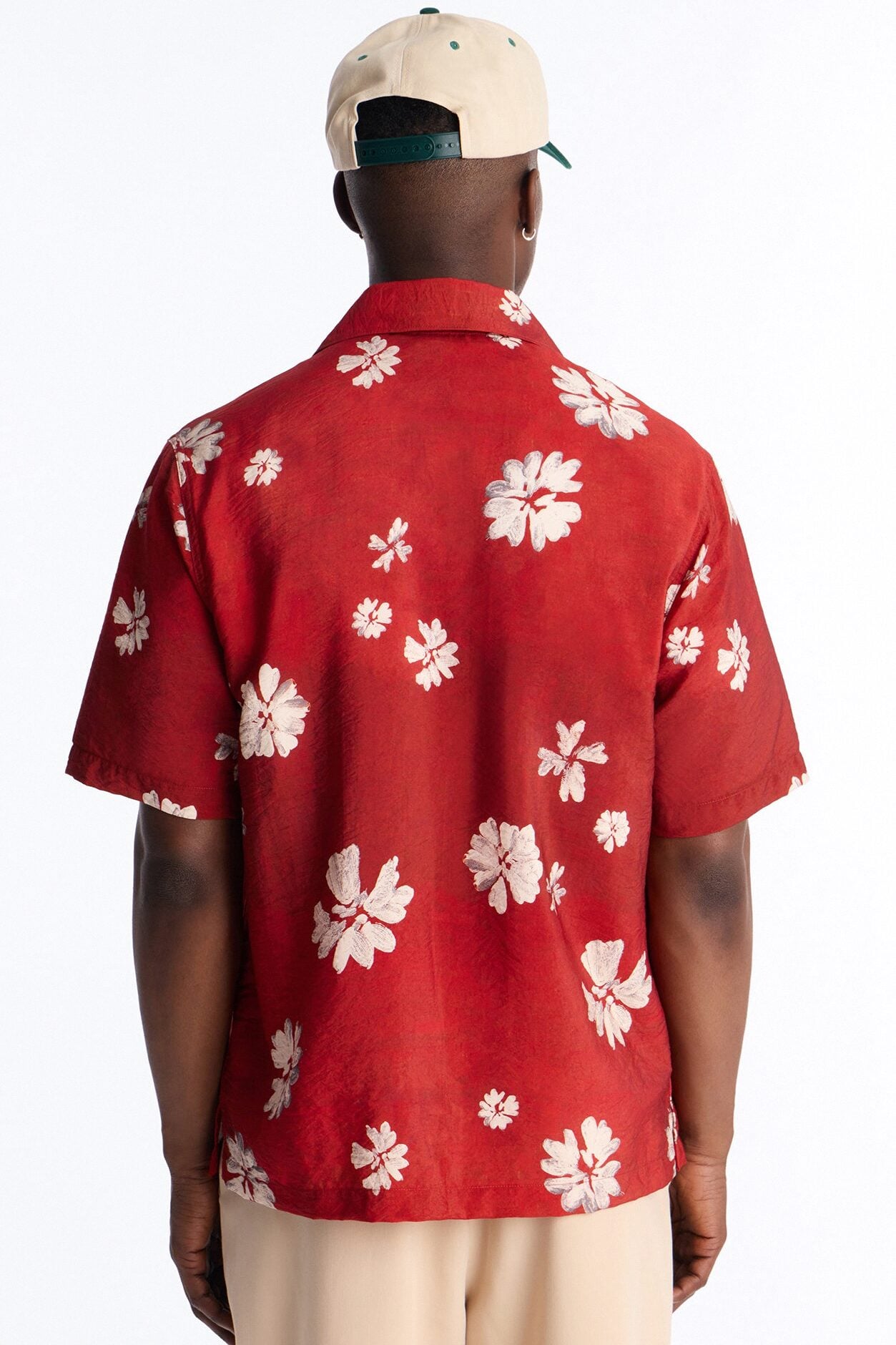 Floral Tennyson Button Up Shirt - Red/combo image 5