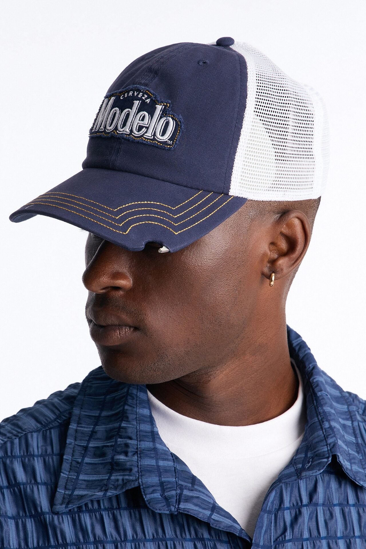 Modelo Denim Trucker Hat - Denim image 2