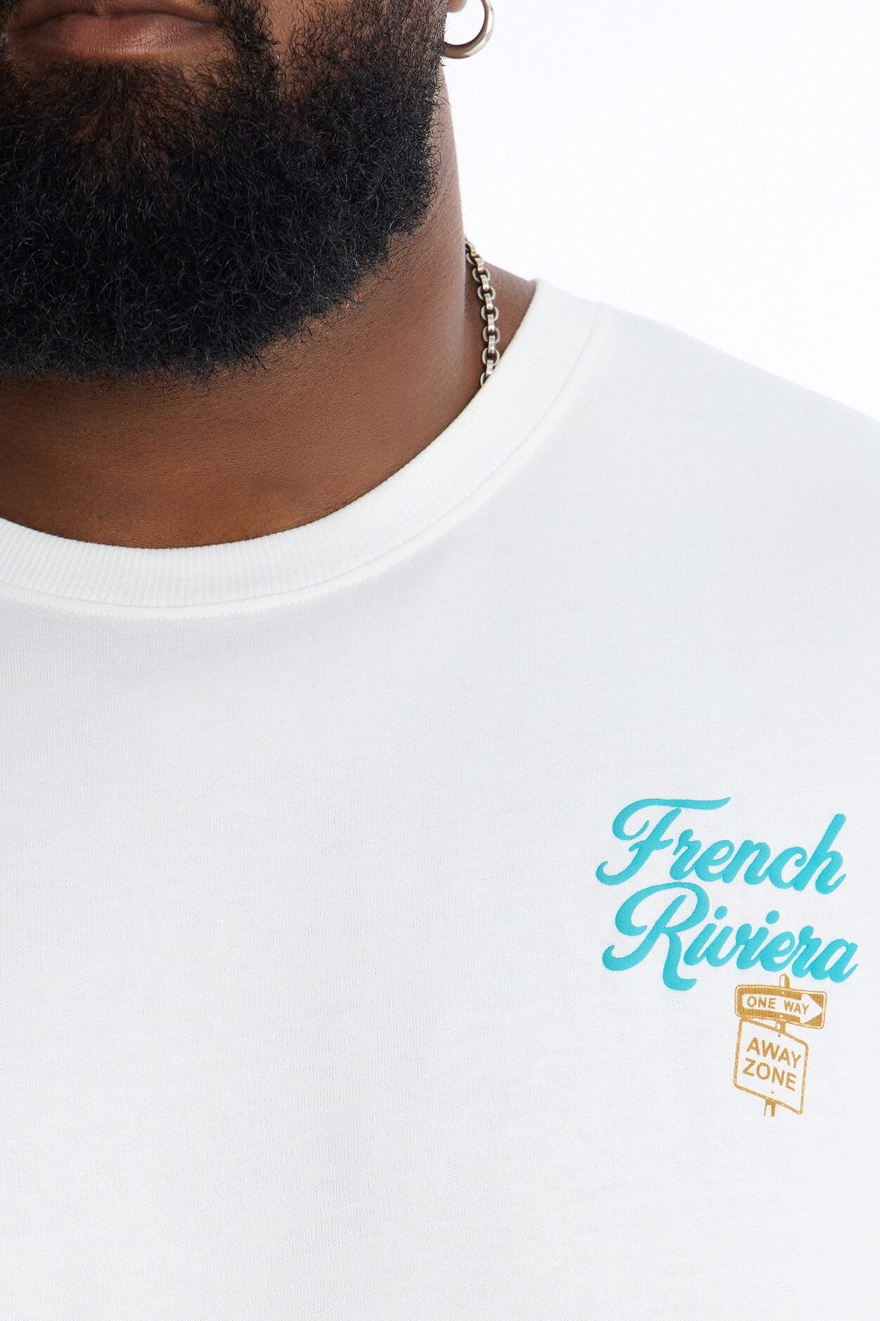 French Riviera Heavy Weight Short Sleeve Tee - White image 7