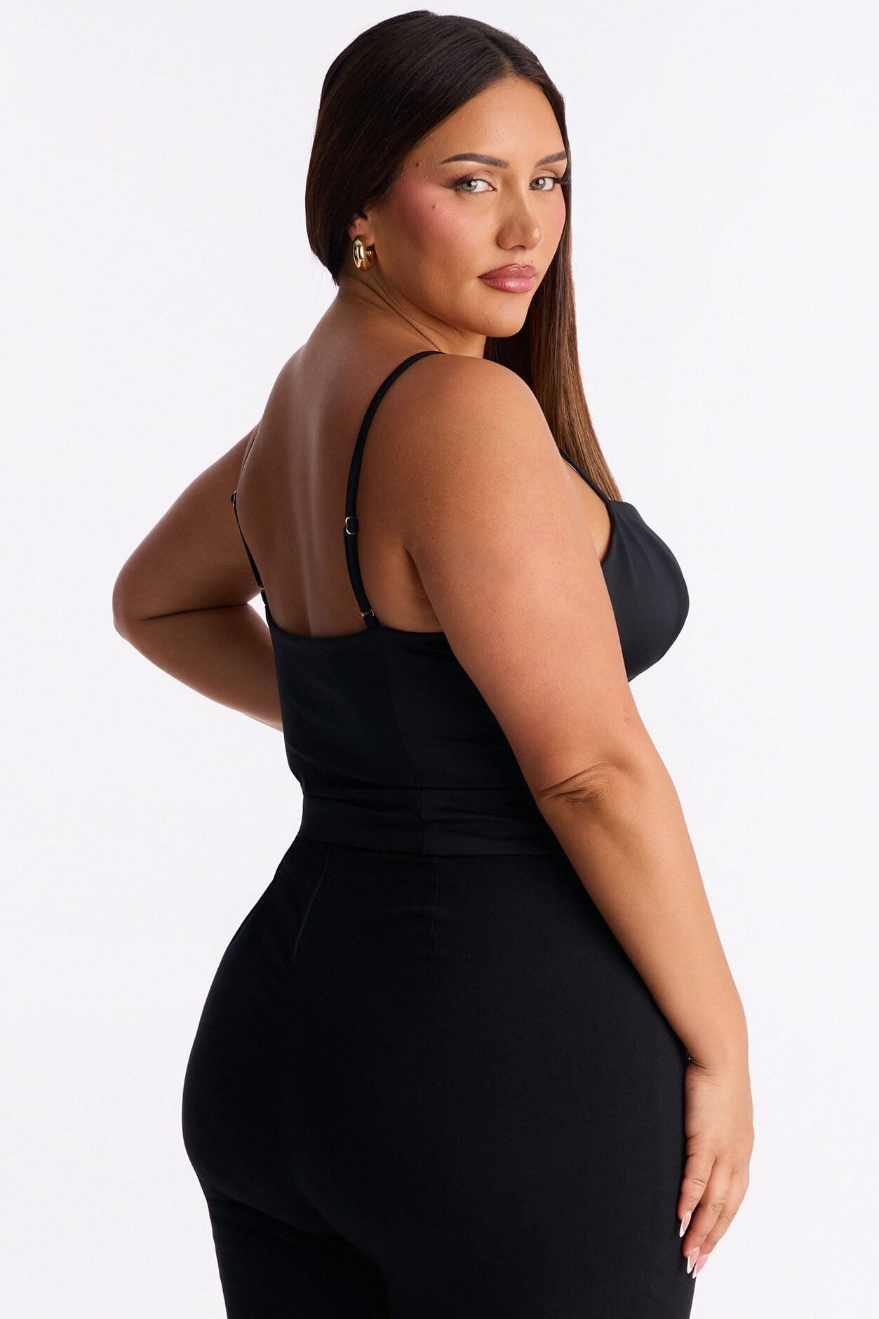 Rhyan Belted Sleeveless Top - Black image 8