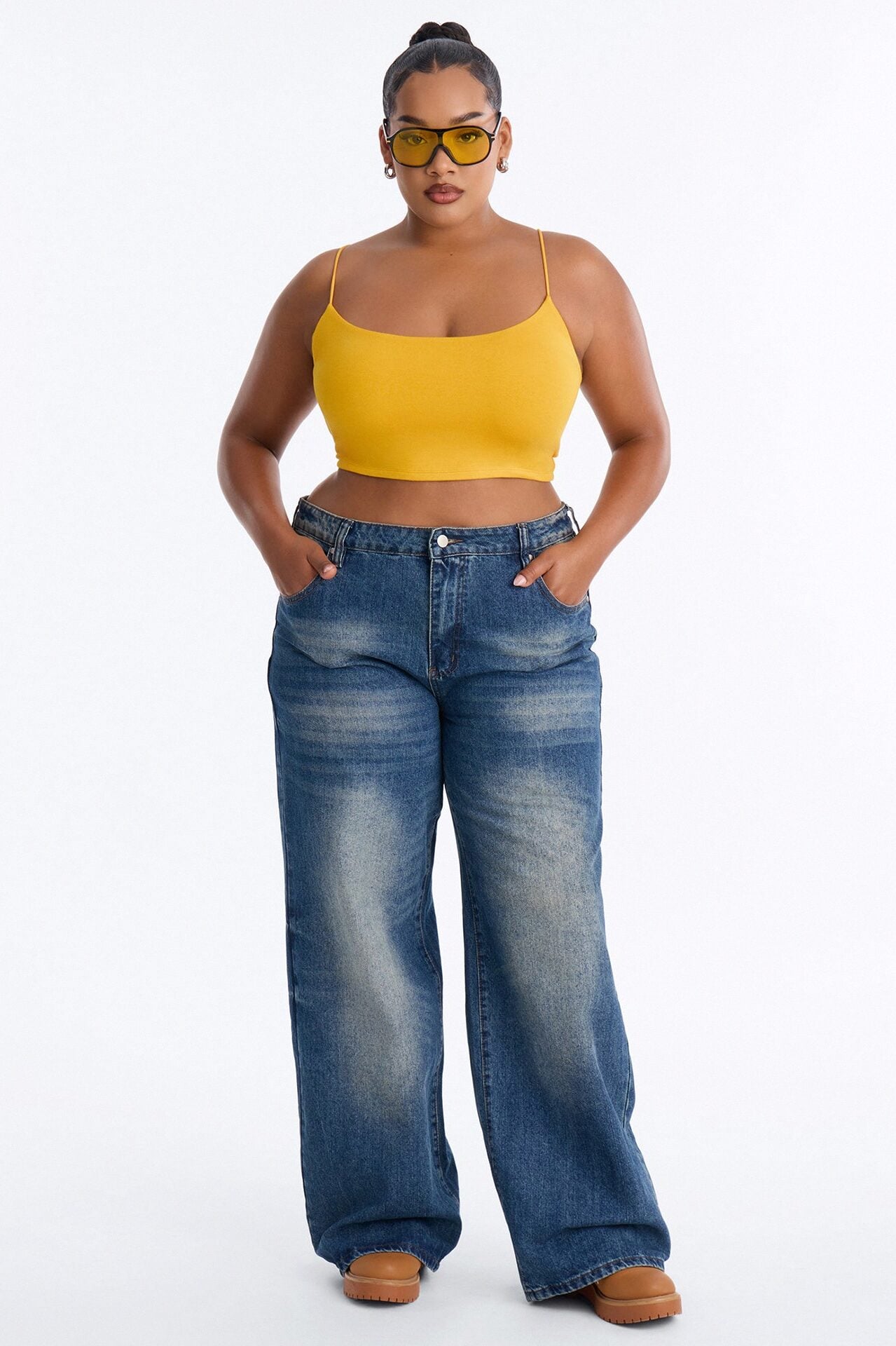 Kiki Super Cropped Top - Orange image 5