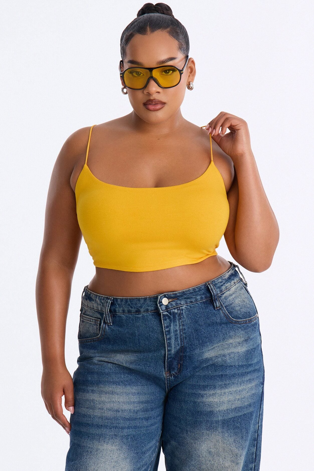 Kiki Super Cropped Top - Orange image 6