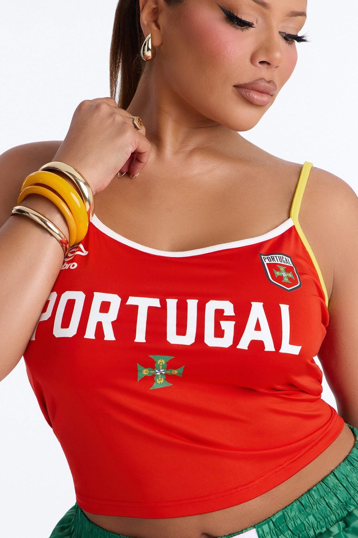 Umbro Portugal Umbro Portugal Soccer Tank Top - Red image 3