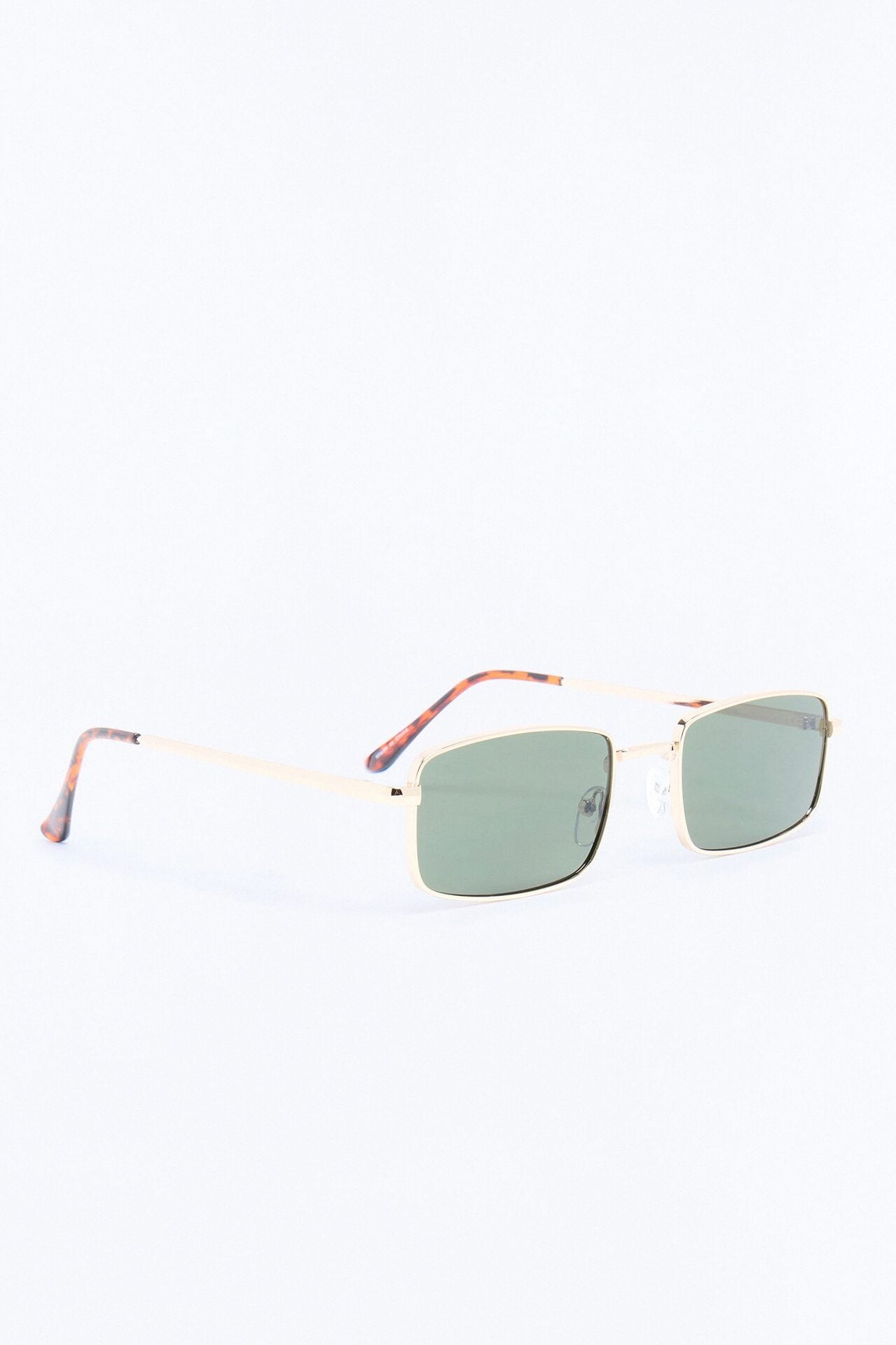 Why You Mad Square Metal Sunglasses - Gold image 2