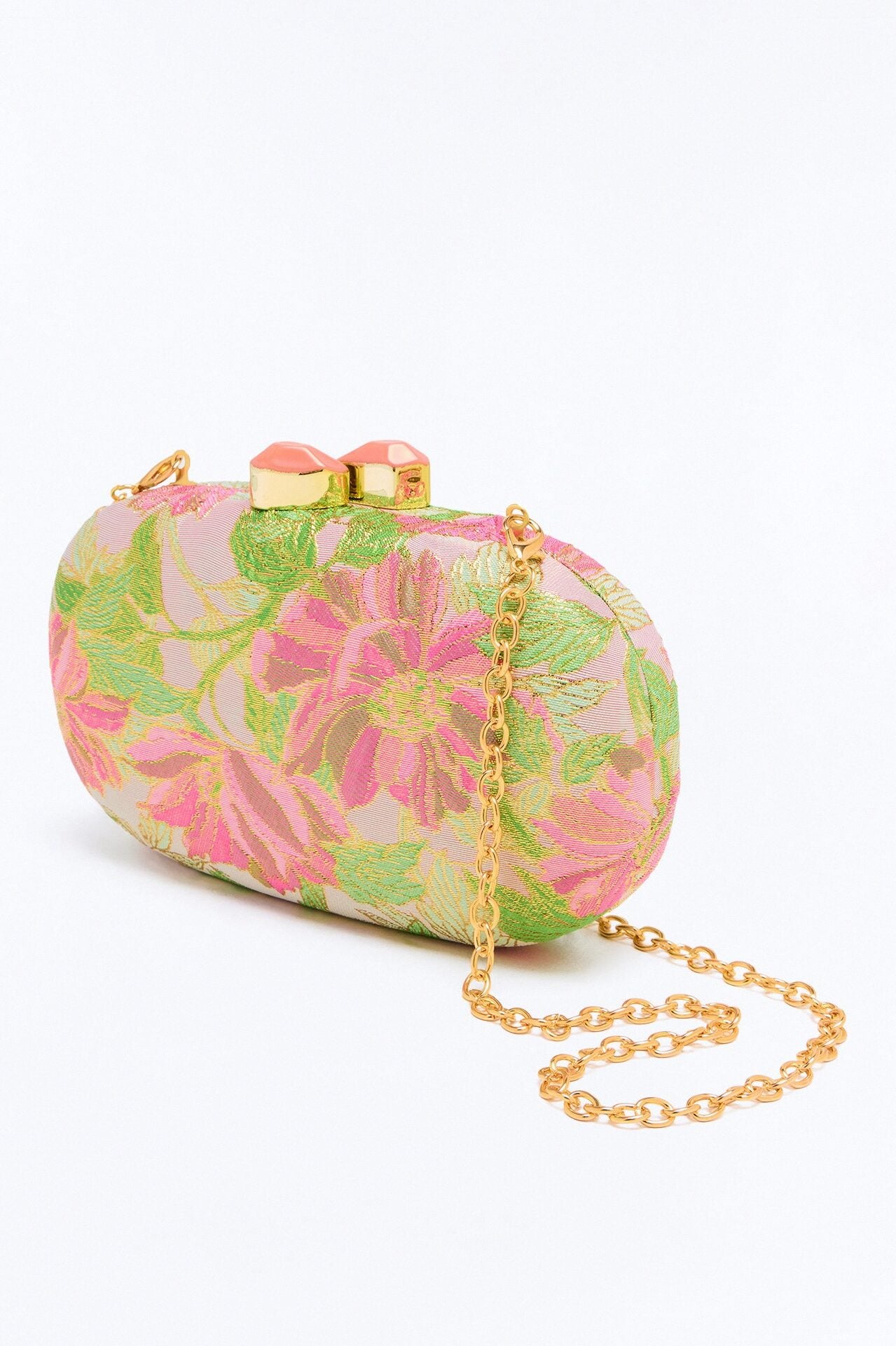 Flowers In The Morning Clutch - Pink image 2
