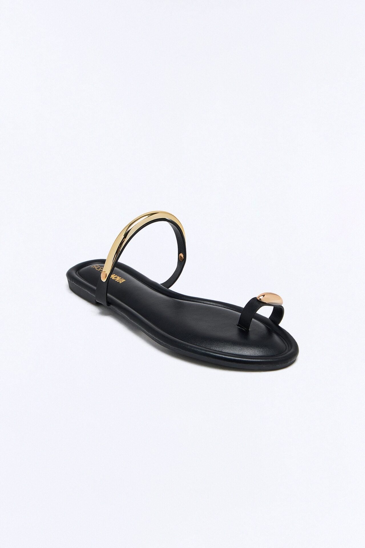 Tira Hardware Toe Ring Sandals - Black image 2