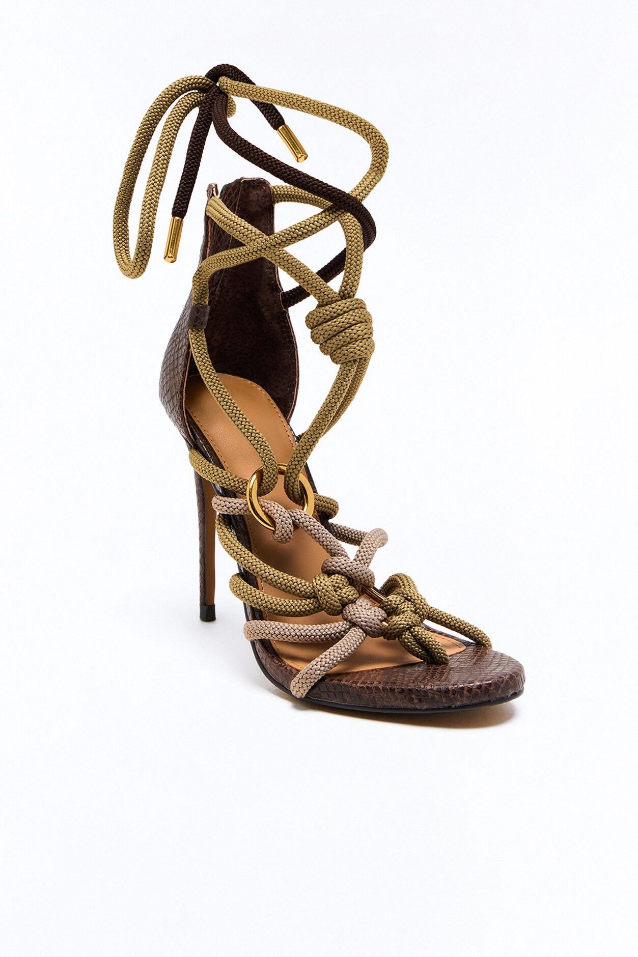 Steve Madden Catnyss Heels - Olive image 2