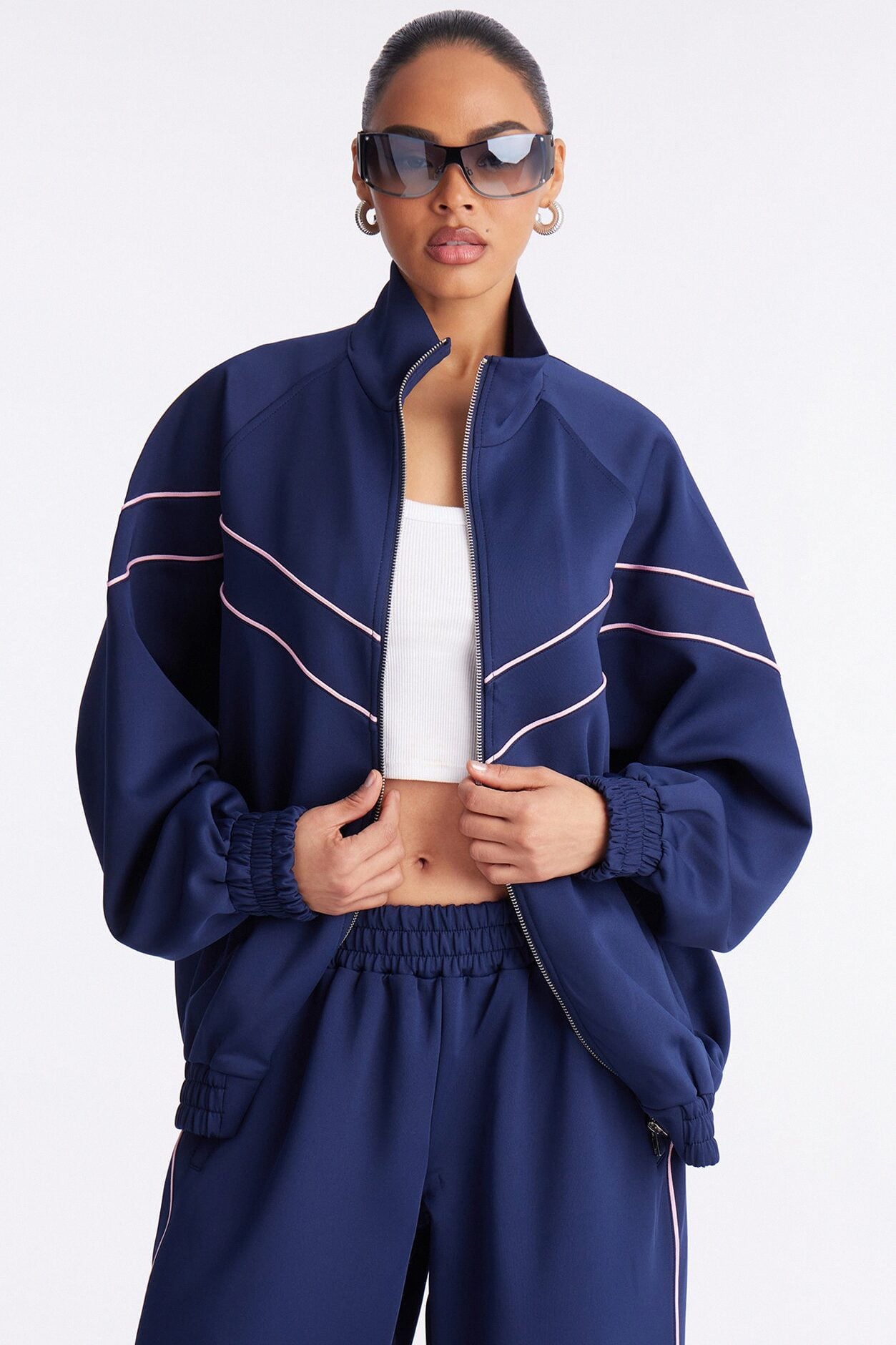 Track Record Pant Set - Navy image 2