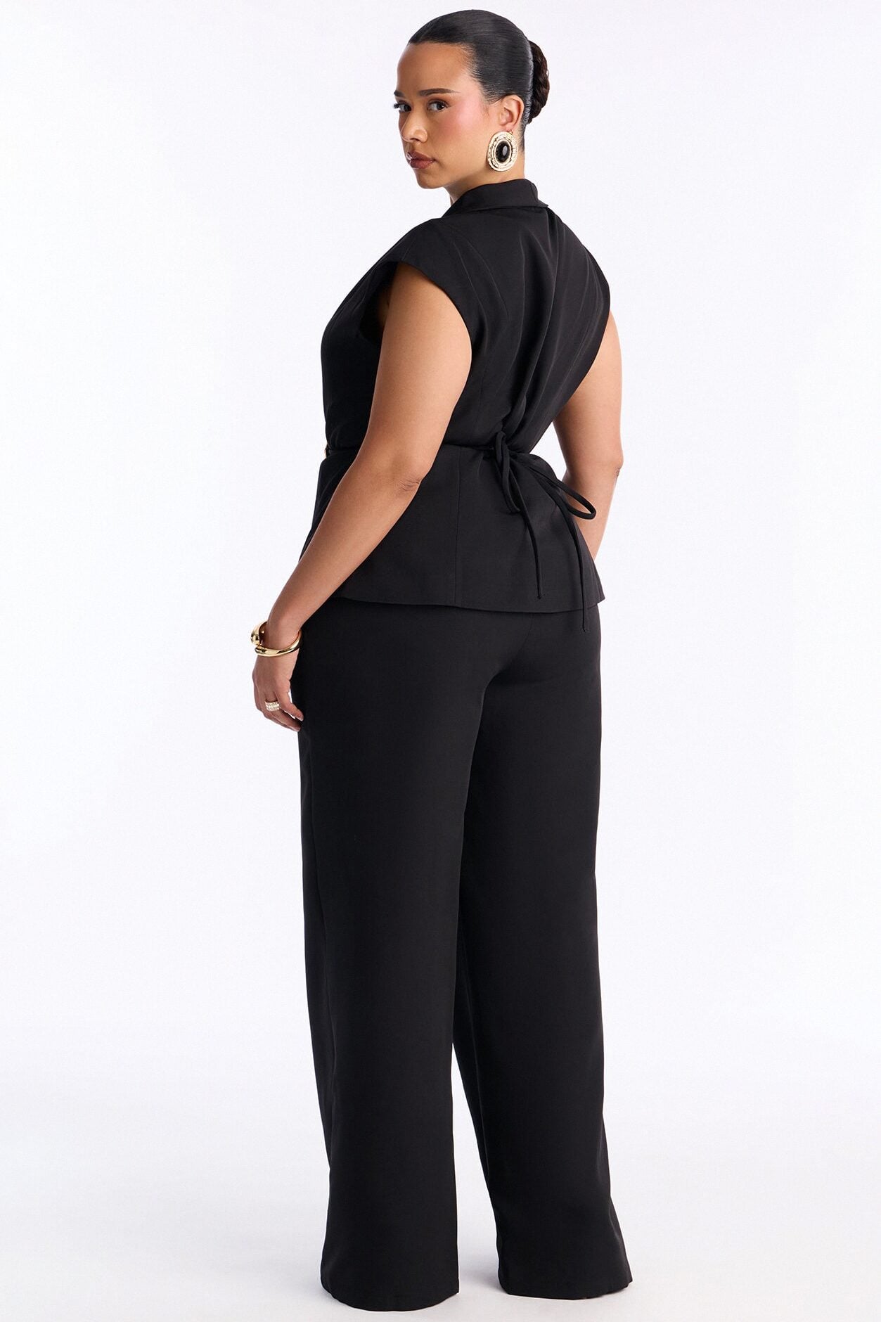 Signature Move Vest Pant Set - Black image 7