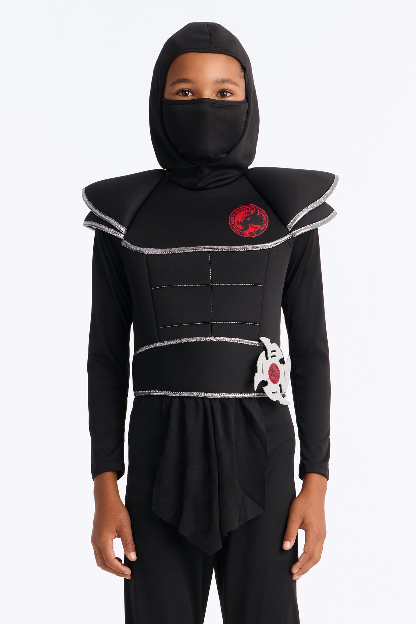 Mini Fierce Ninja Warrior Costume - Black image 3