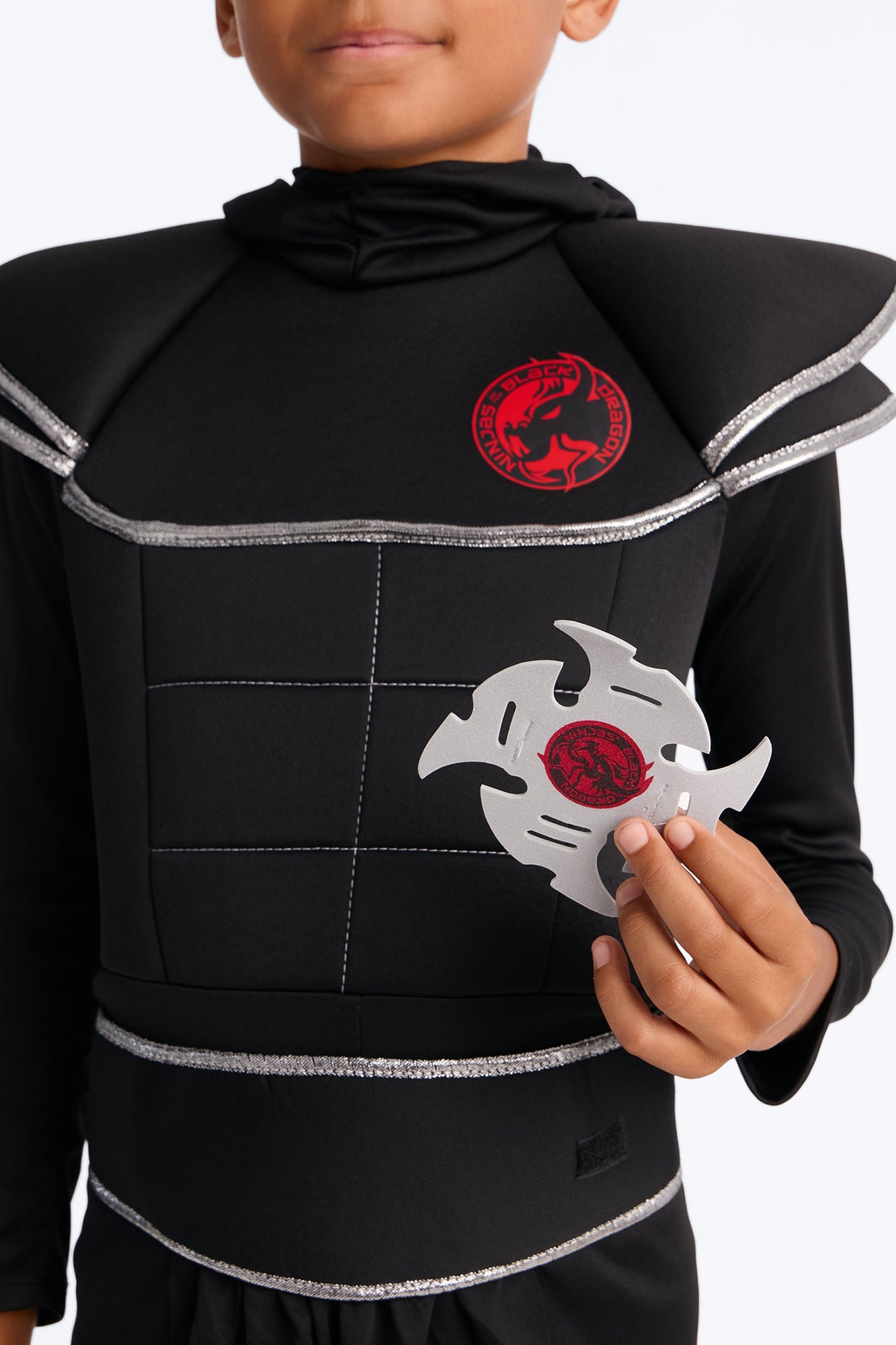 Mini Fierce Ninja Warrior Costume - Black image 4