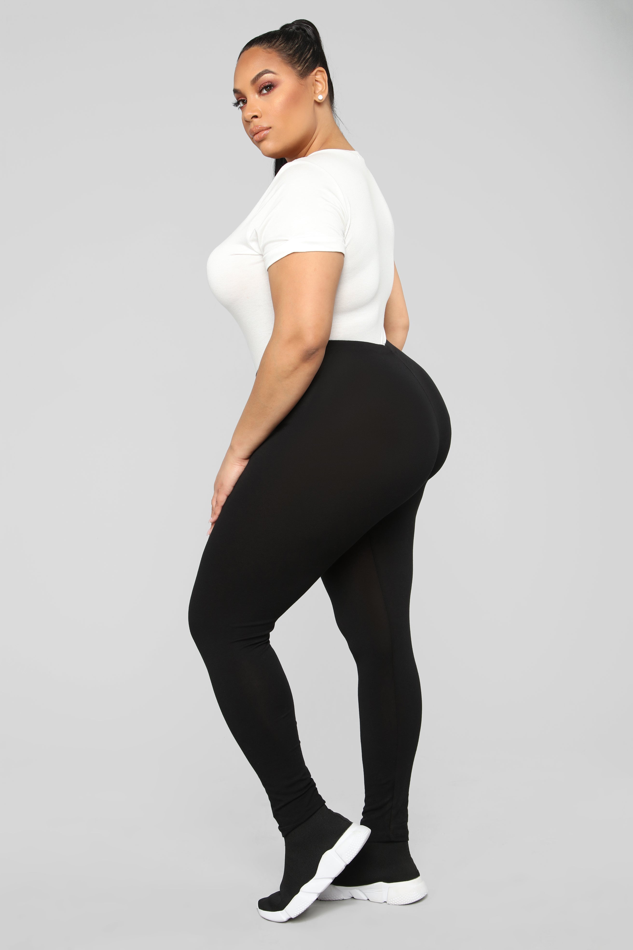 Kim Basic Legging - Black image 12