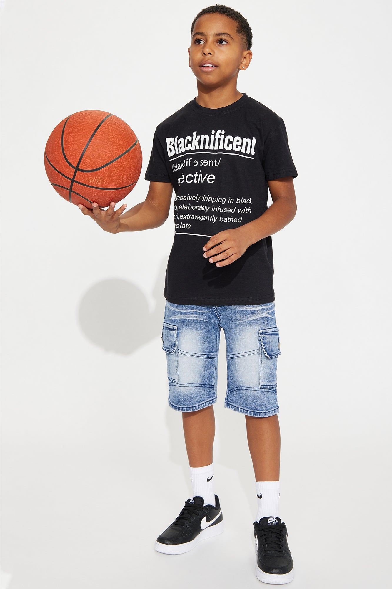 Mini Blacknificent Short Sleeve Tee - Black image 2
