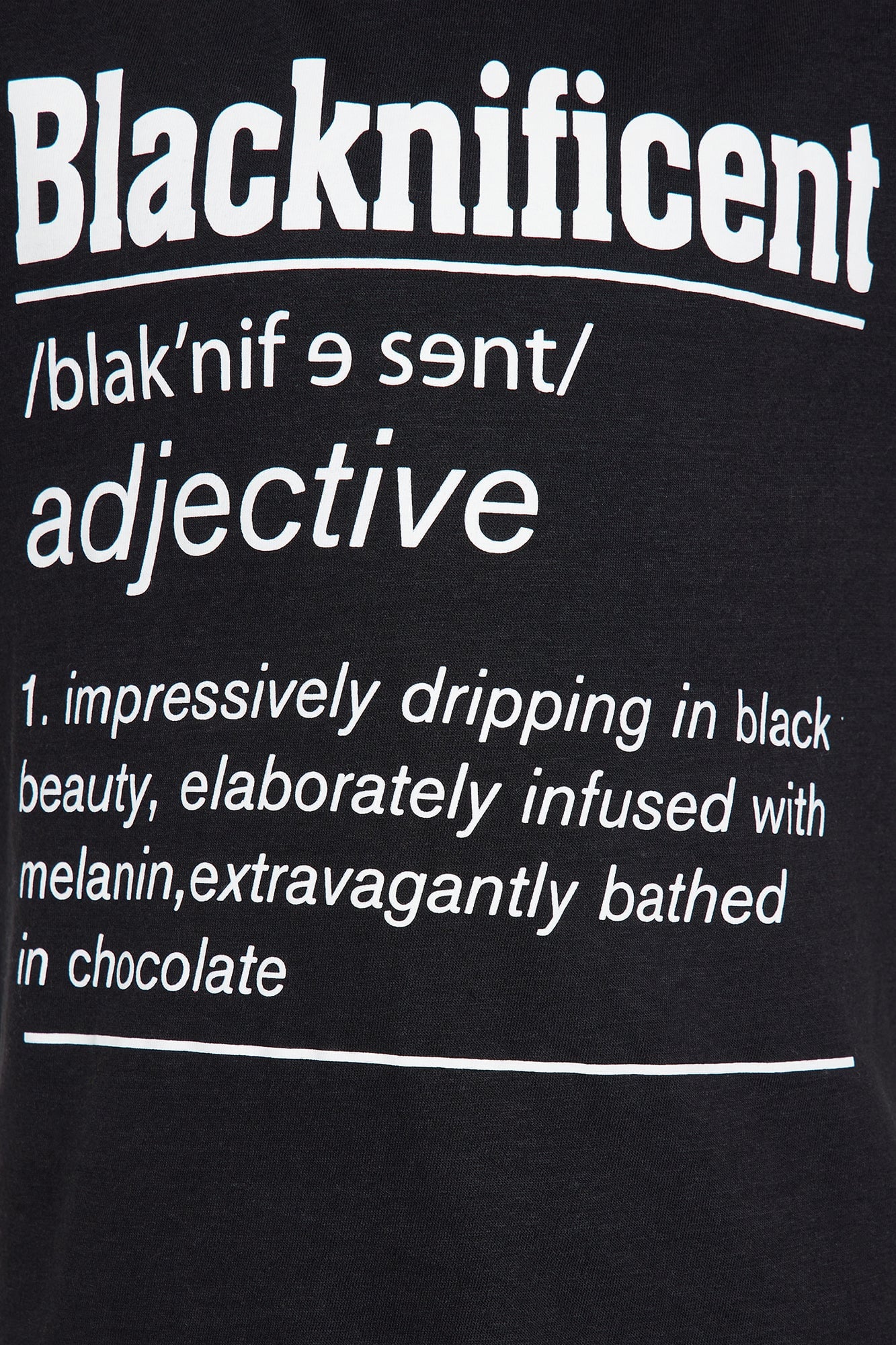 Mini Blacknificent Short Sleeve Tee - Black image 3