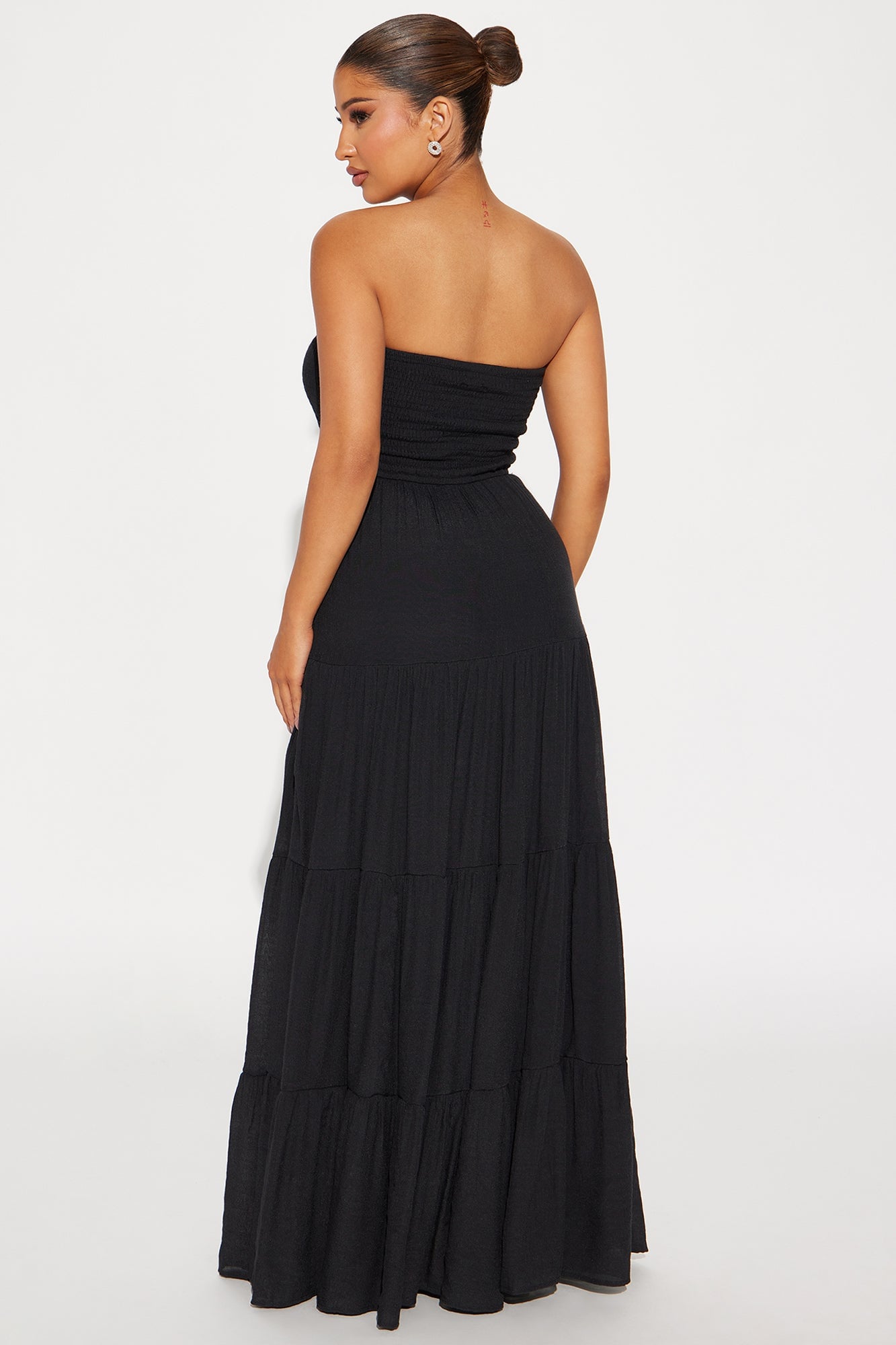 Juliette Tube Maxi Dress - Black image 6