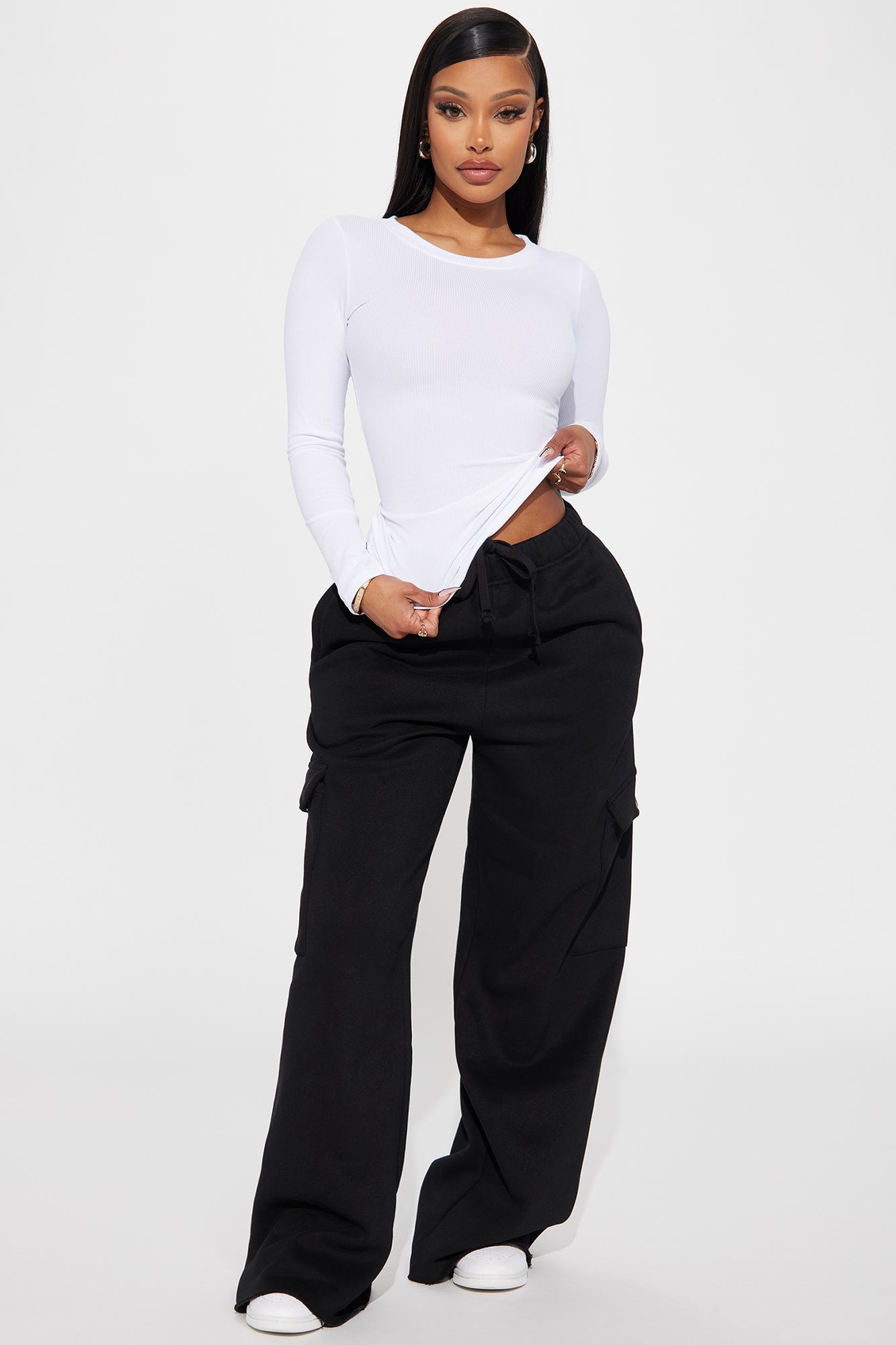 Jesse Ribbed Top - White image 5