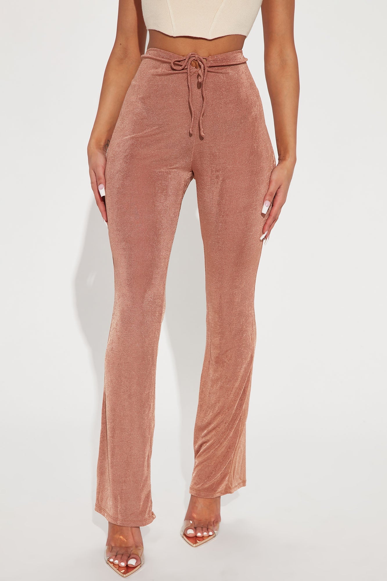 Make It Look Easy Flare Pant - Tan image 2