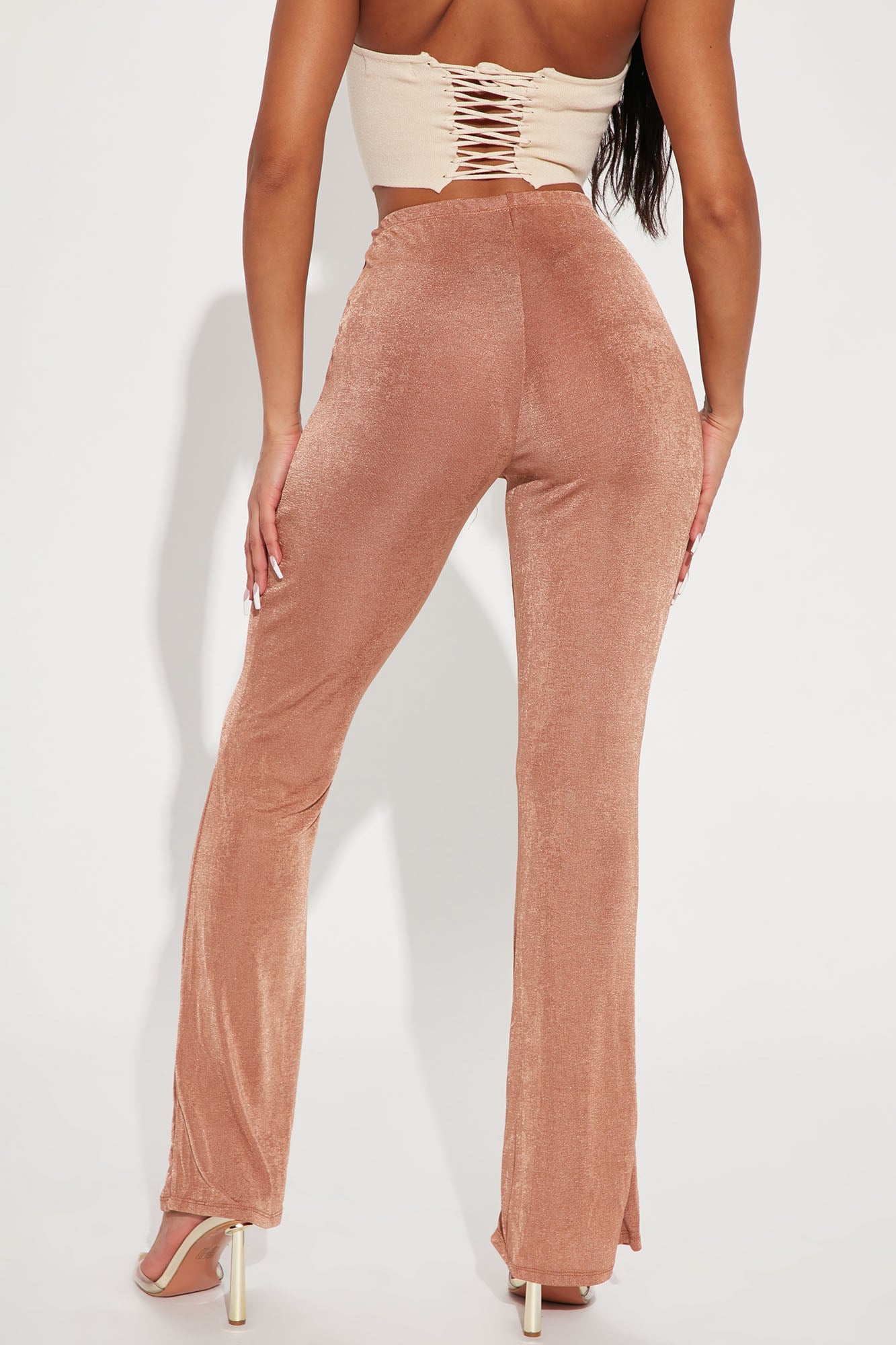 Make It Look Easy Flare Pant - Tan image 3