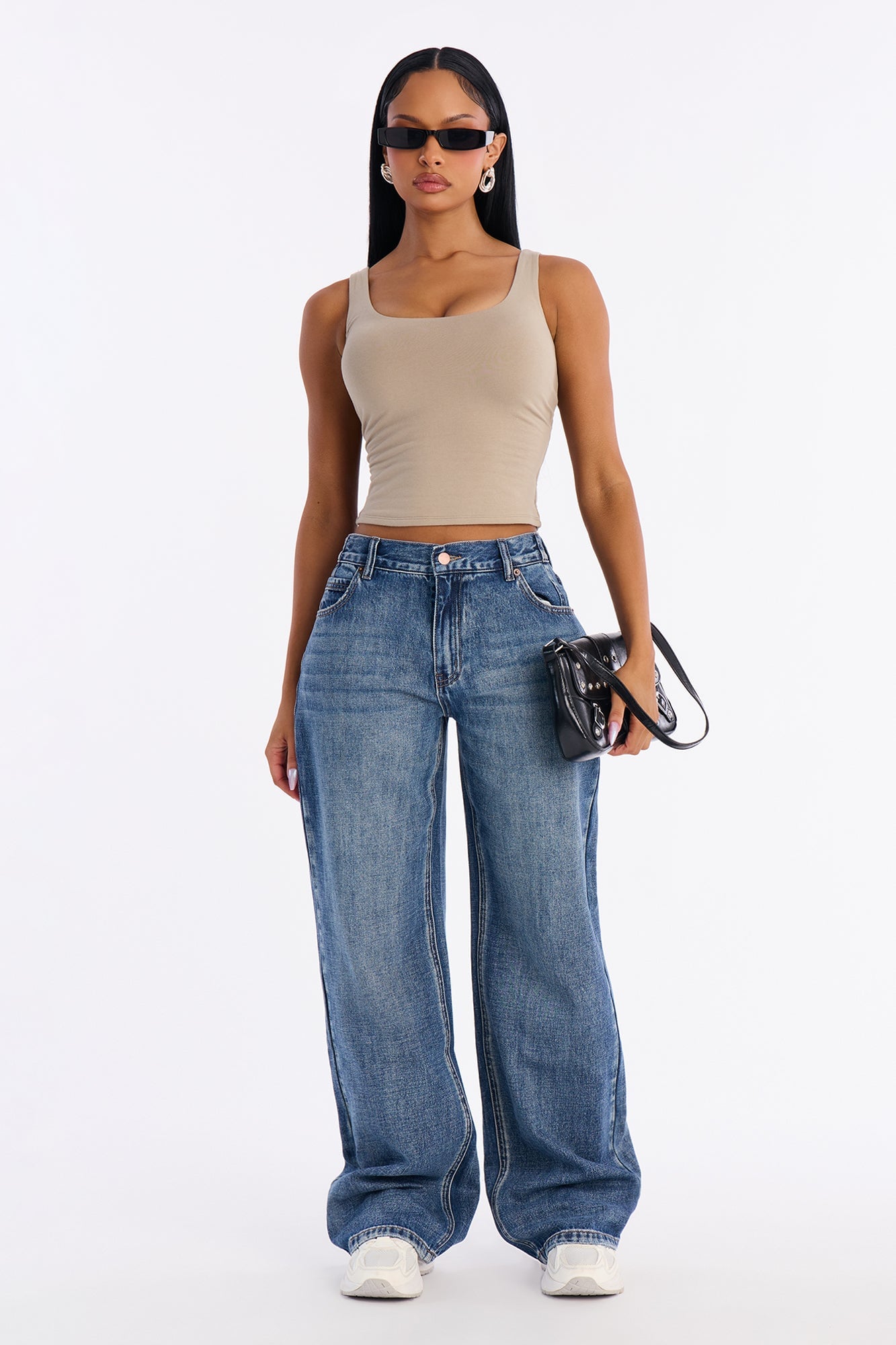 Denise Double Lined Tank - Olive image 6