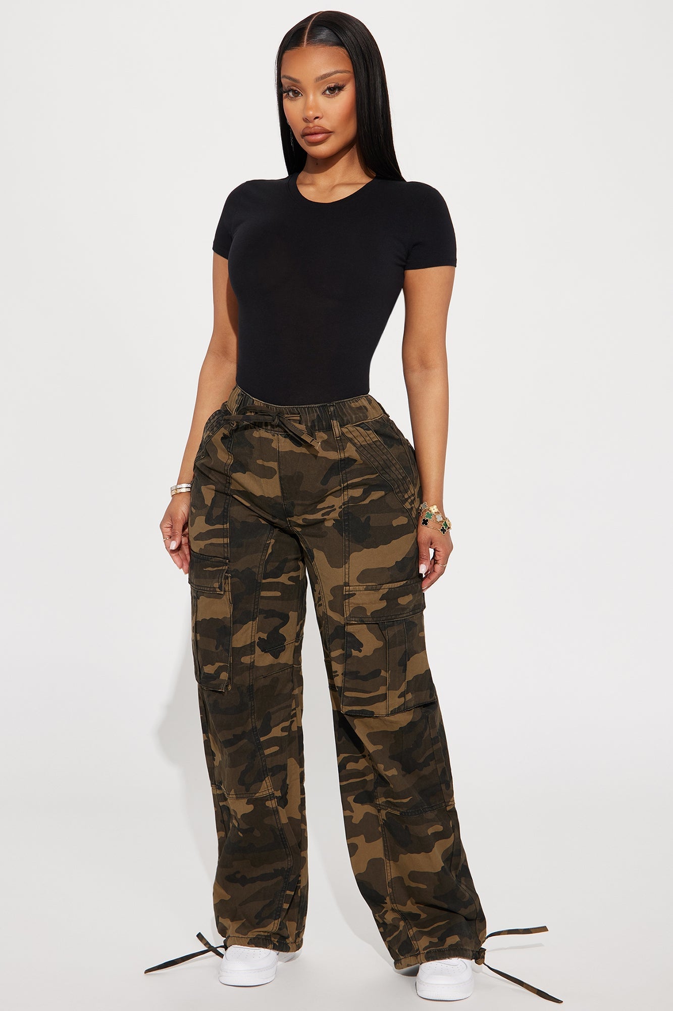 Camilla Classic Fit Crew Neck Tee - Black image 5