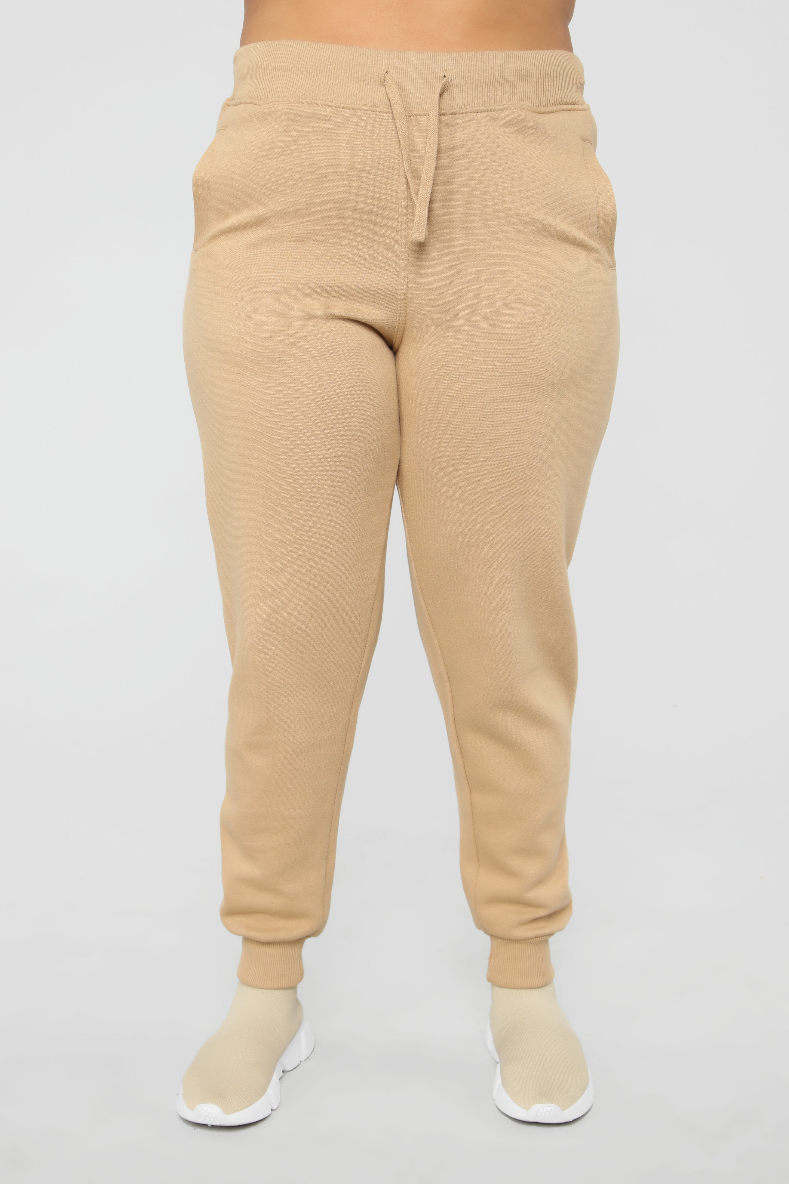 Stole Your Boyfriend's Oversized Jogger - Nude image 8