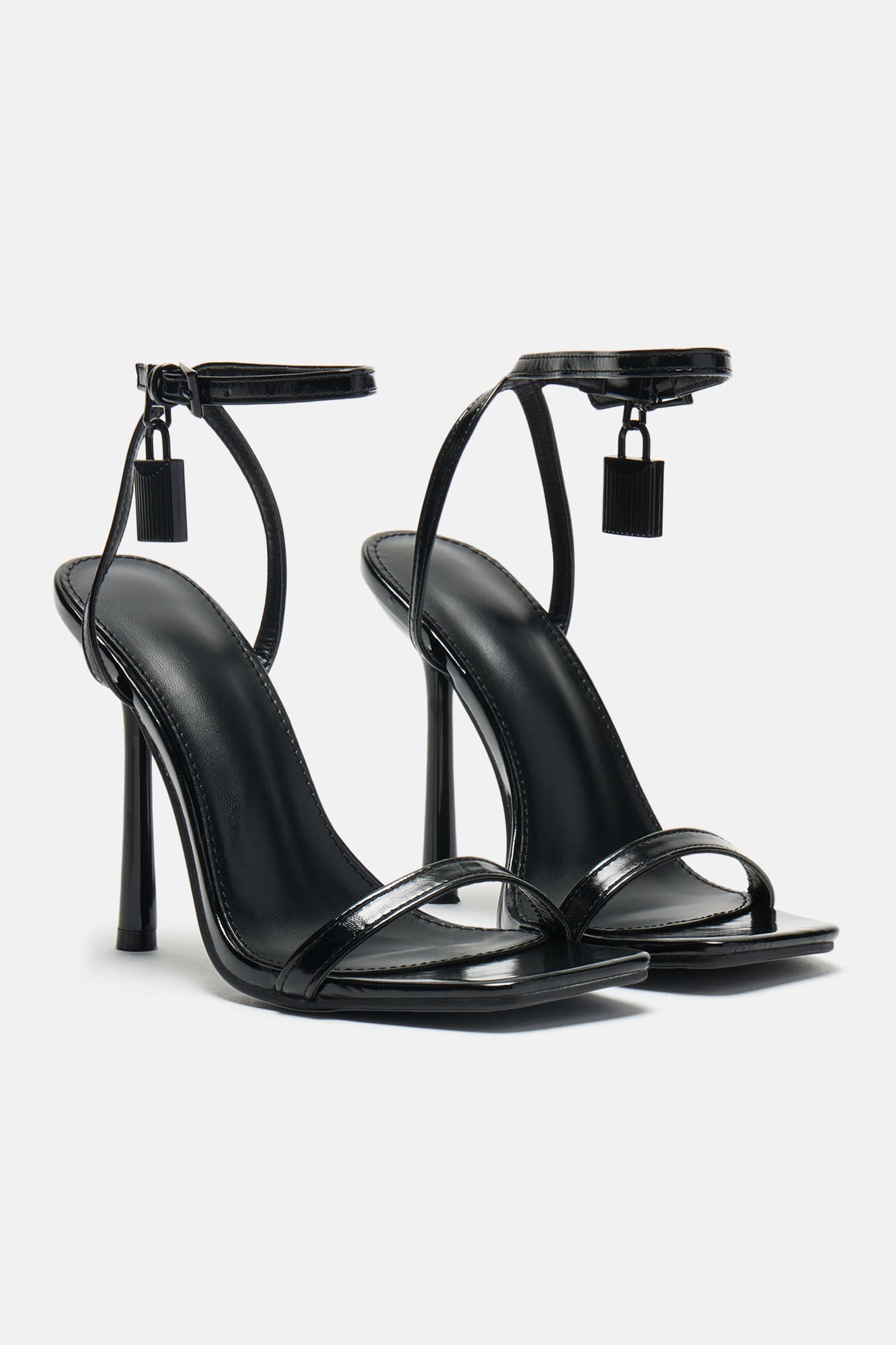 No Drama Club Heeled Sandals - Black image 3