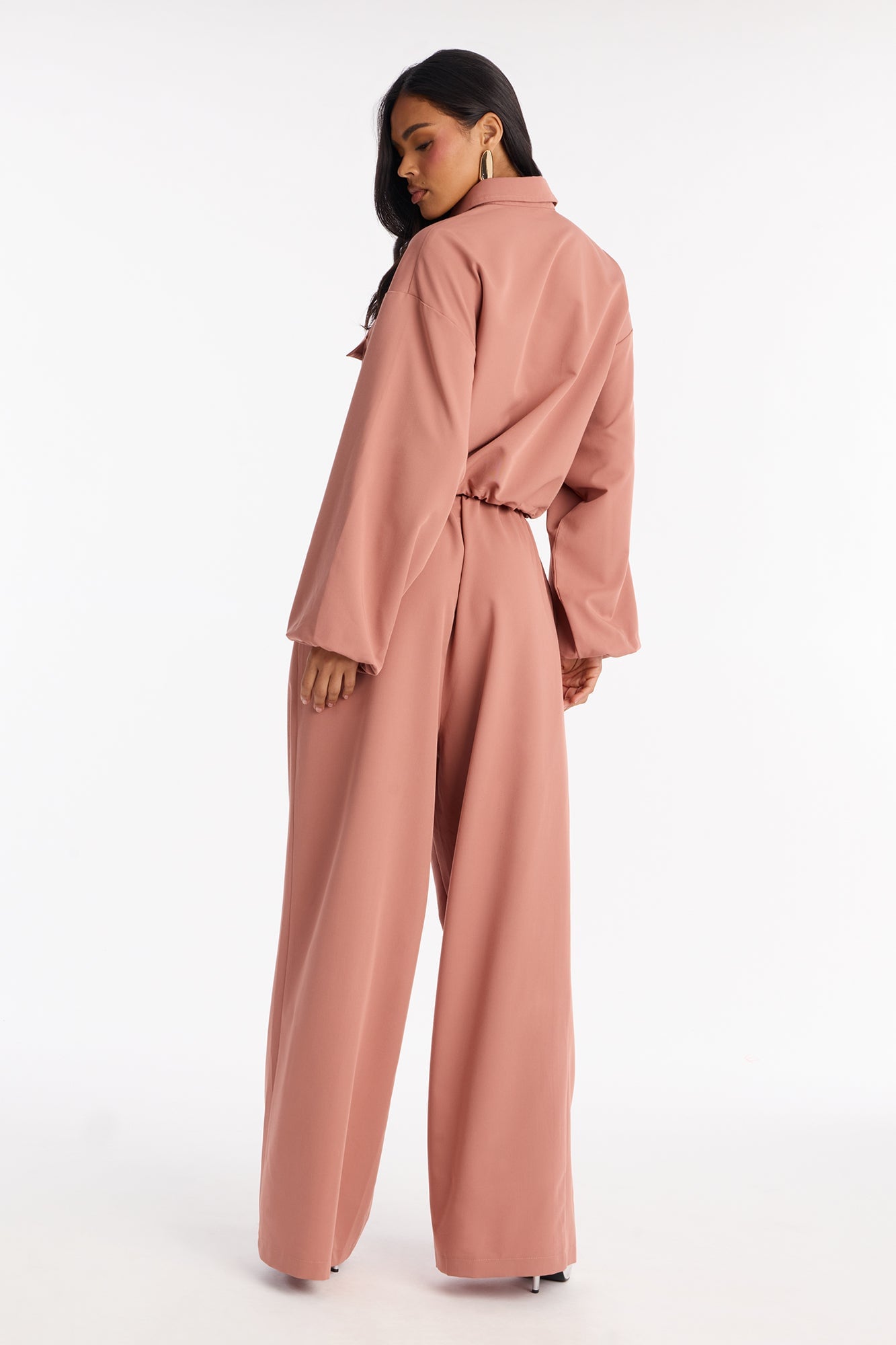 Maribella Jacket Pant Set - Marsala image 4