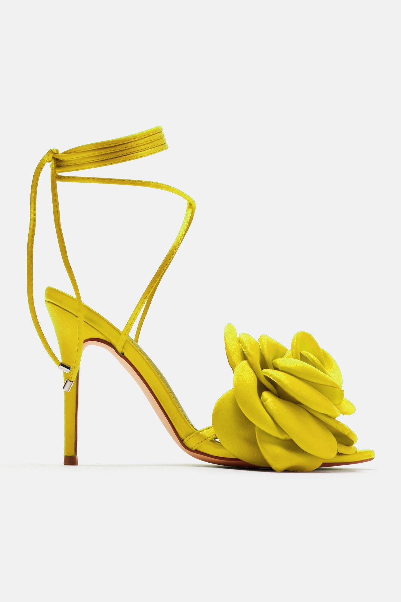 Love Is Blooming Heeled Sandals - Lime image 5