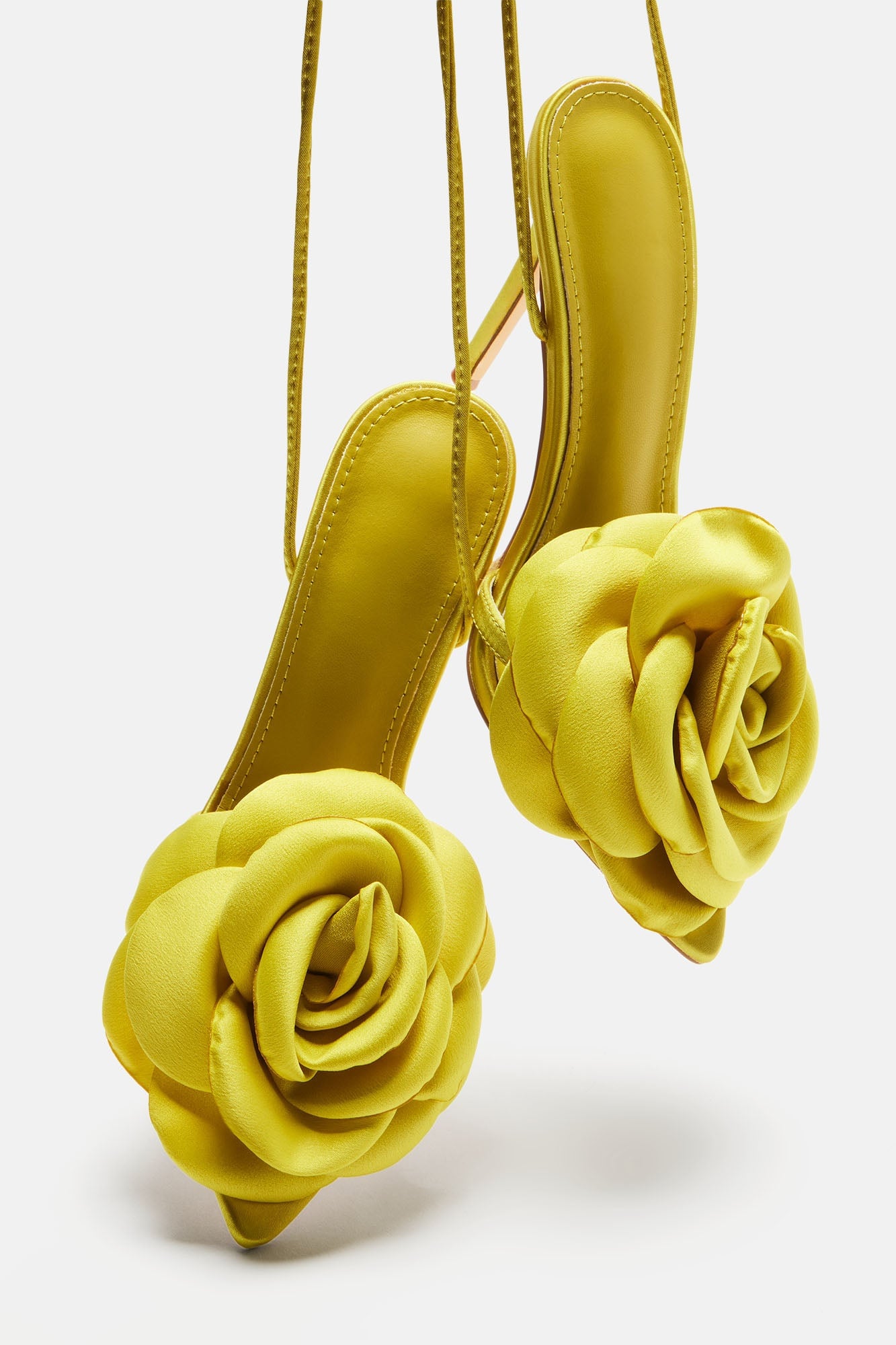 Love Is Blooming Heeled Sandals - Lime image 1