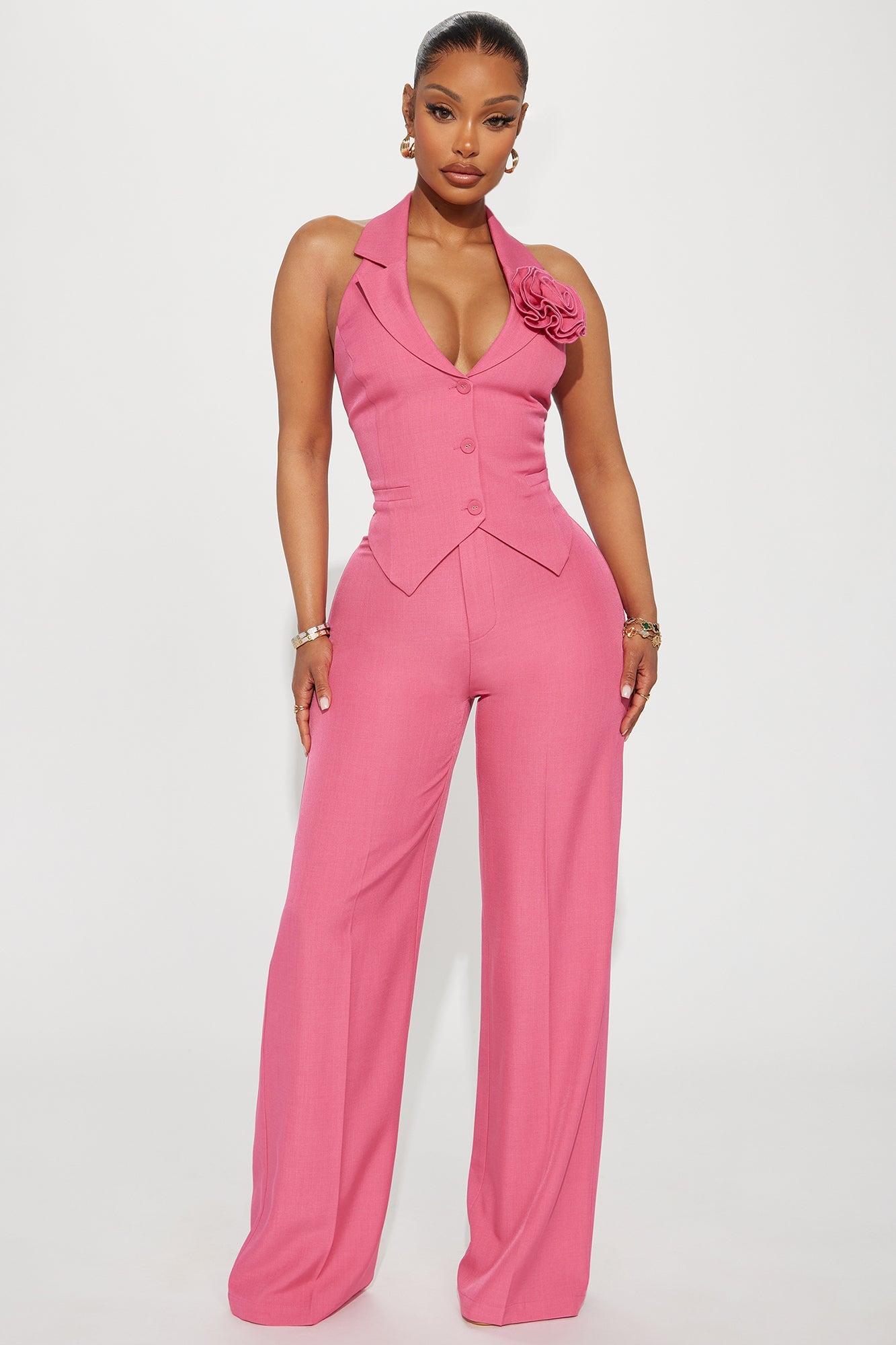 Elle Pant Set - Pink image 5