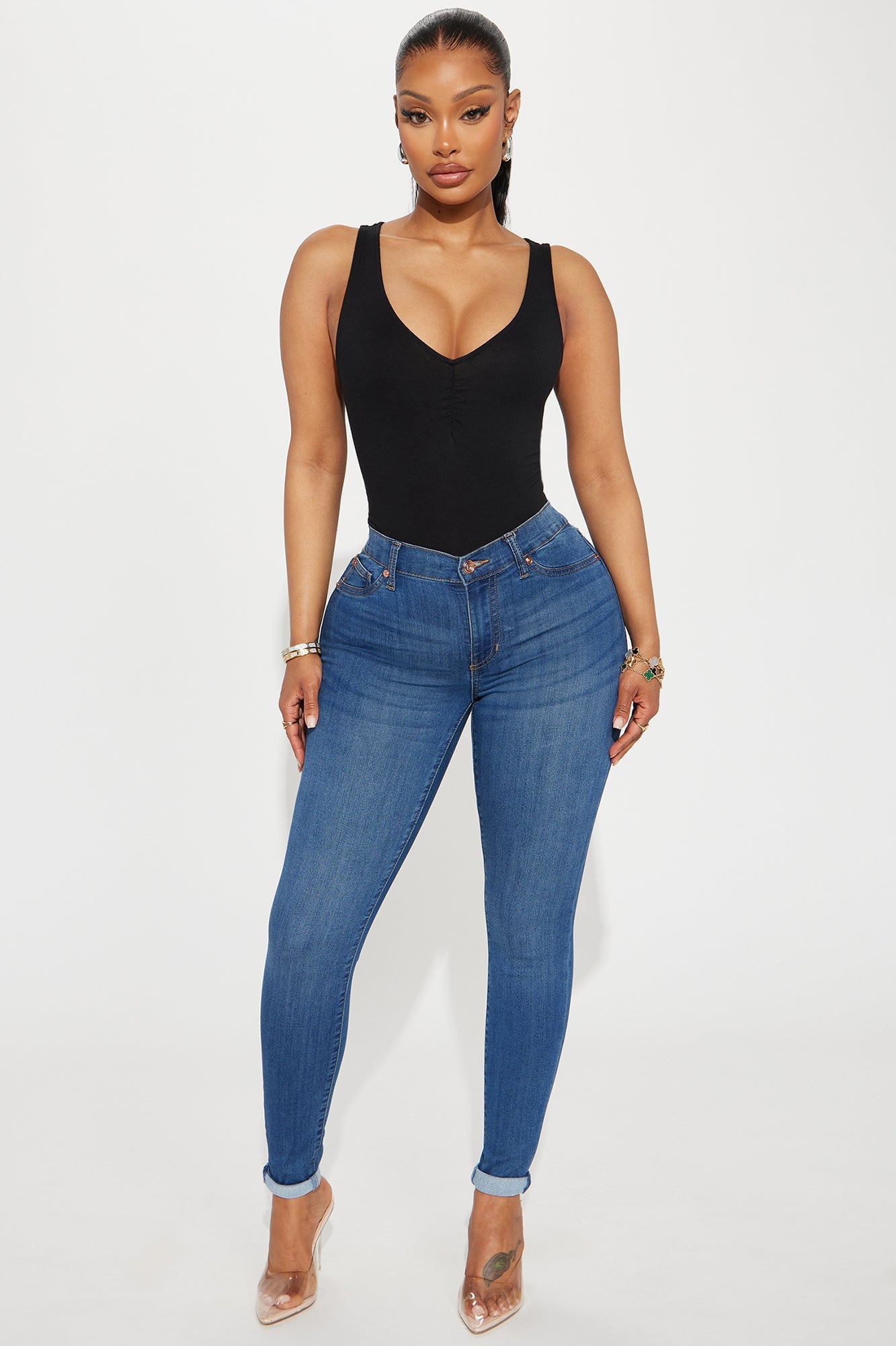 Destiny Tank Bodysuit - Black image 7