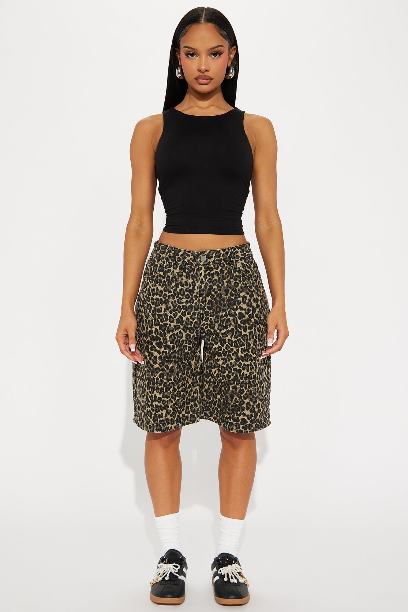Amberly Double Lined Jersey Tank - Black image 5