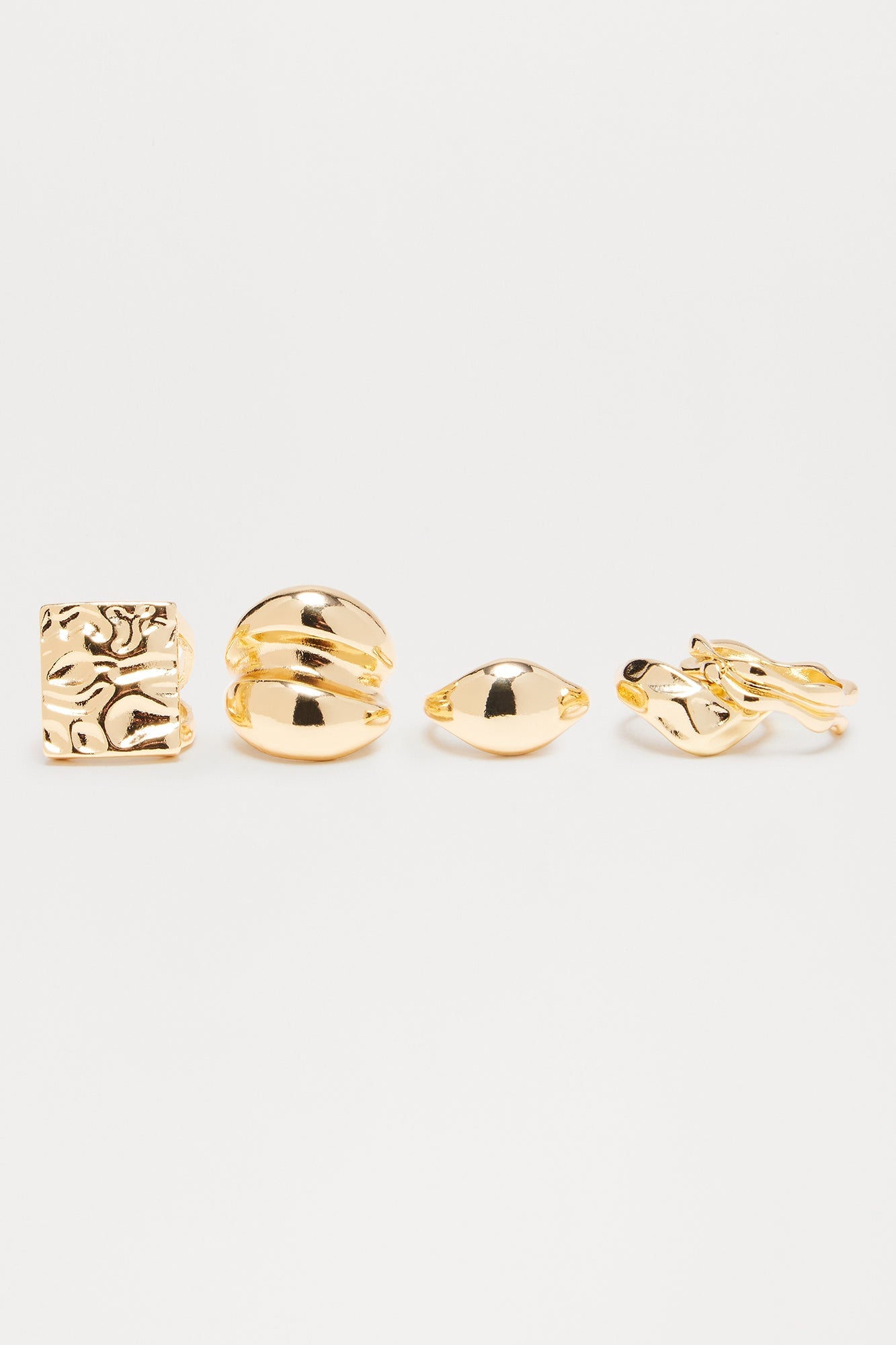 Taurus Bae 5 Piece Ring Set - Gold image 3