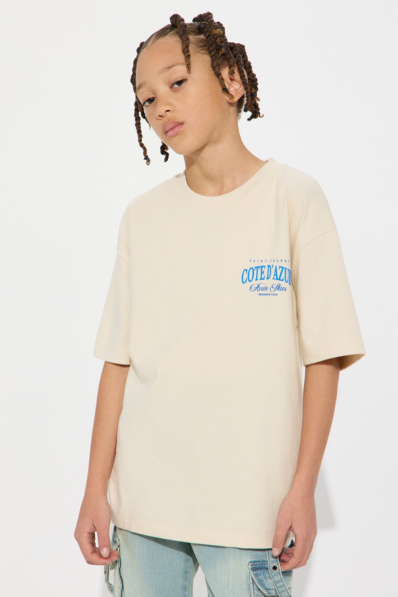 Mini Azure Skies Tee - Sand image 4