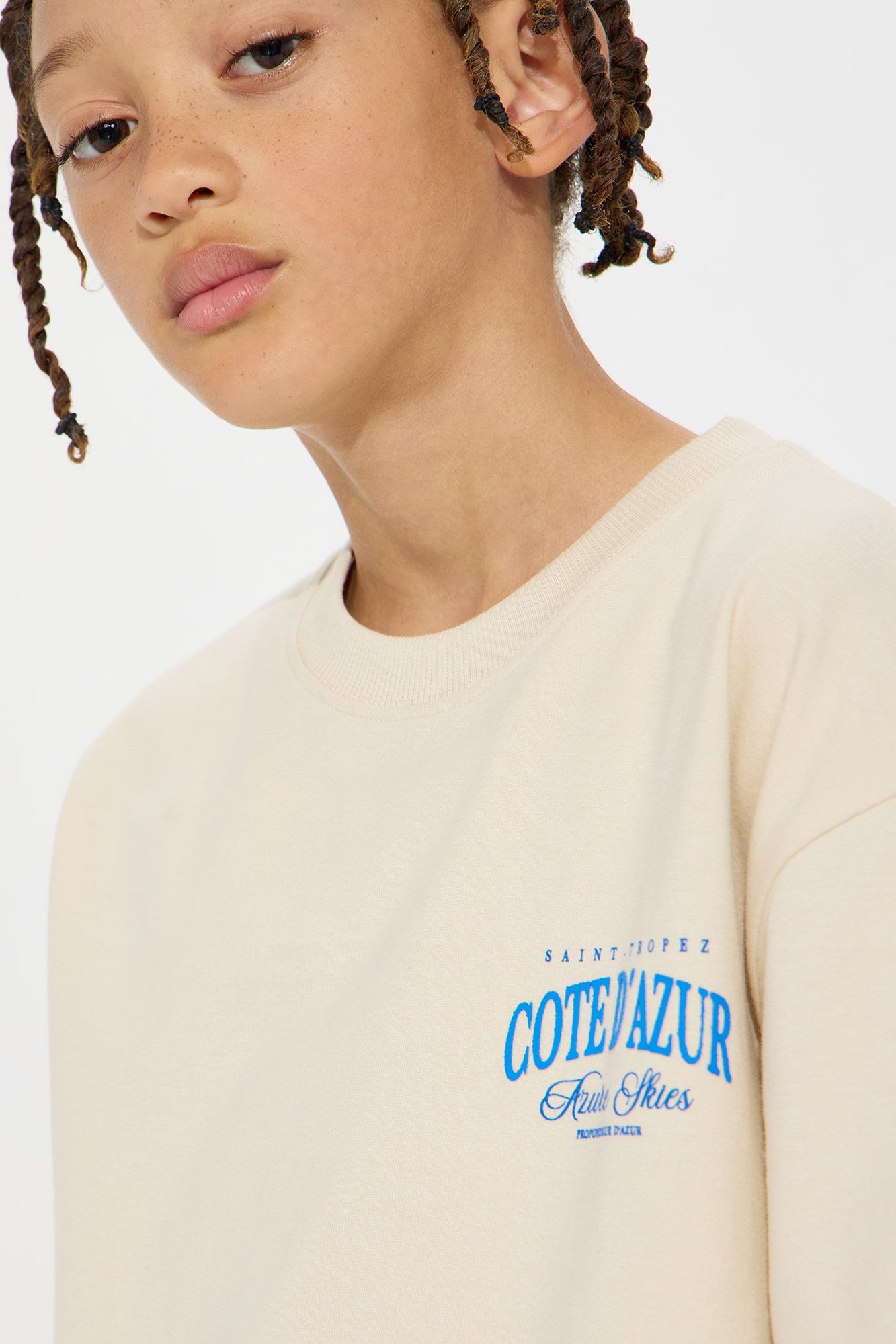 Mini Azure Skies Tee - Sand image 5