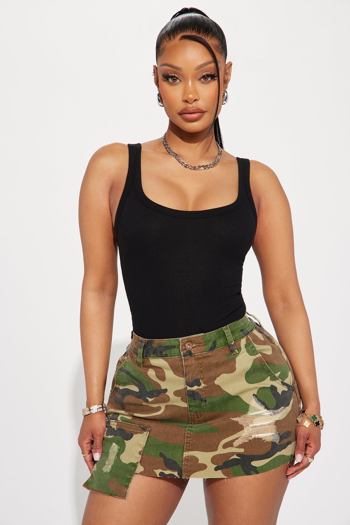 Kennedi Tank Top - Black image 4