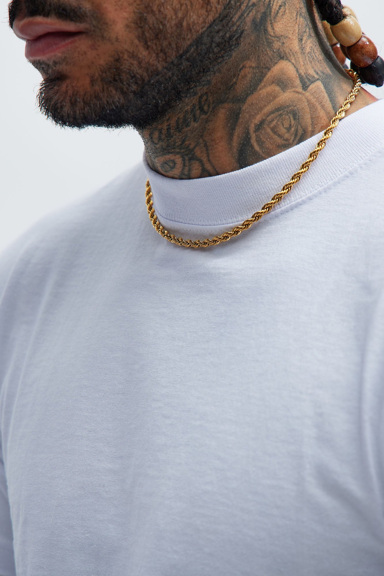 5mm Premium 18″ Rope Chain Necklace - Gold image 1