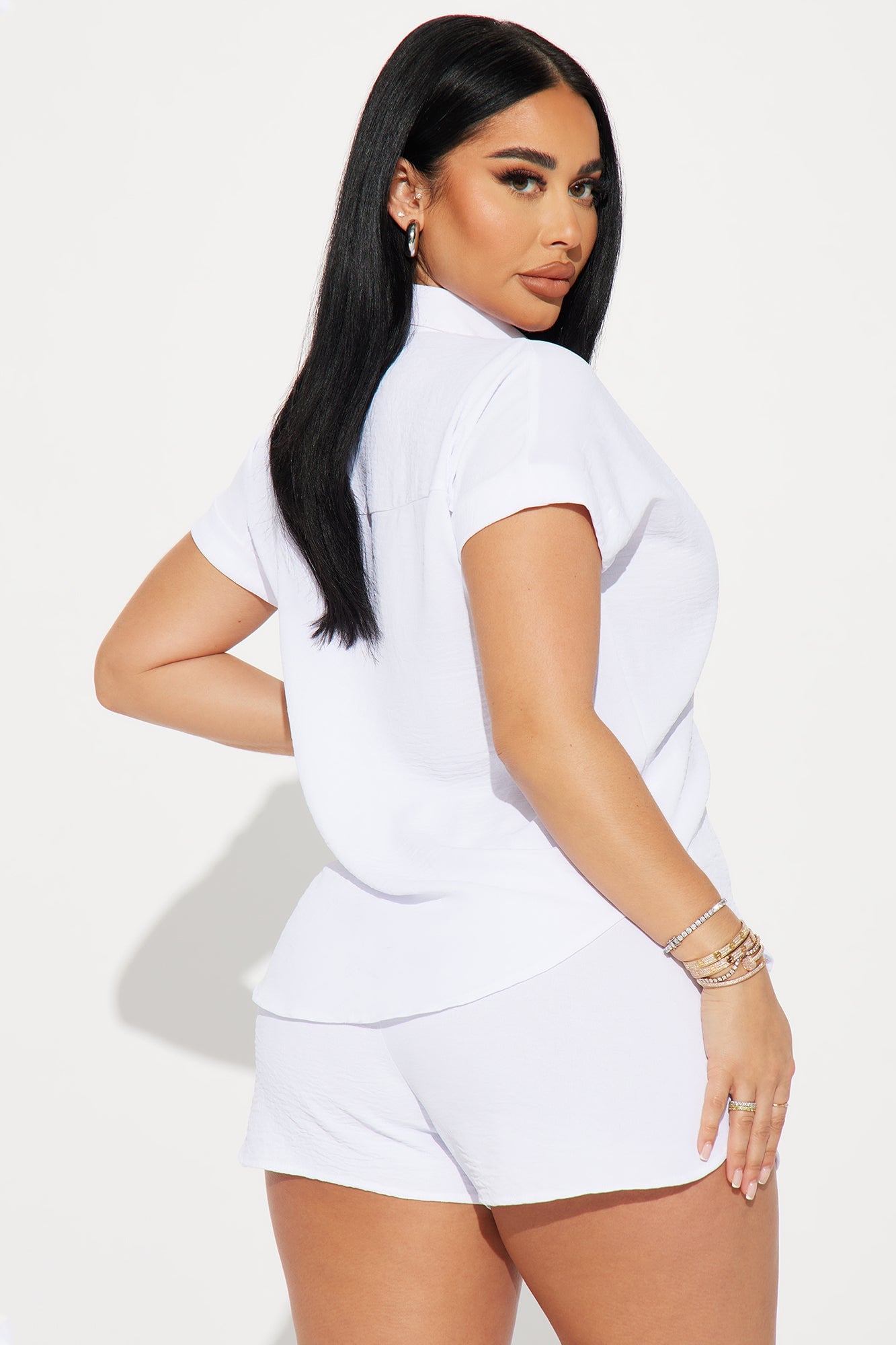 Hot Summer Short Set - White image 6