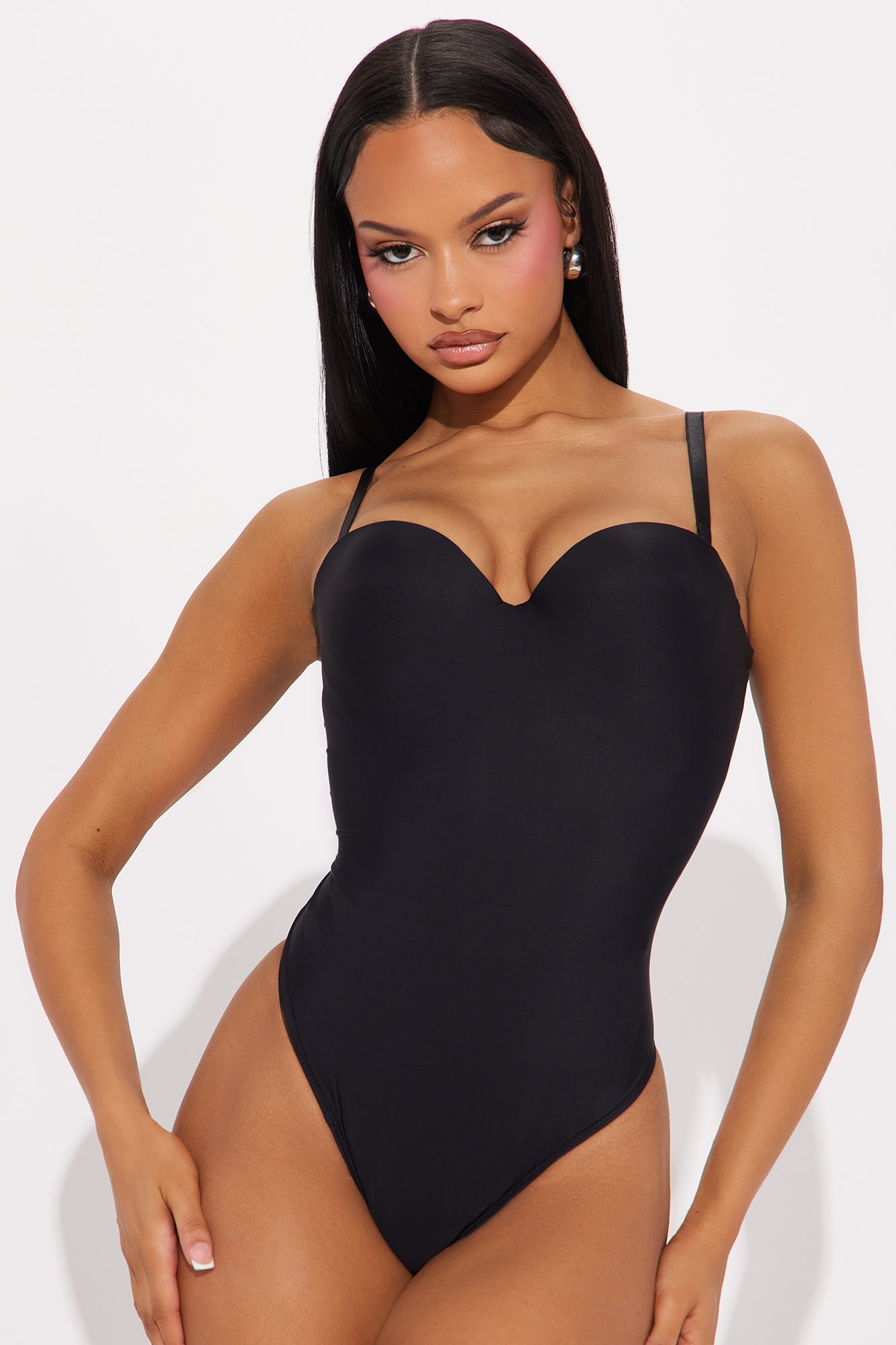 Classic Look Bodysuit - Black image 5