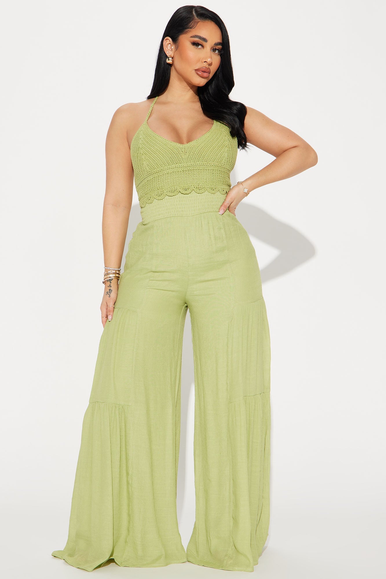 Malta Vacay Jumpsuit - Green image 4