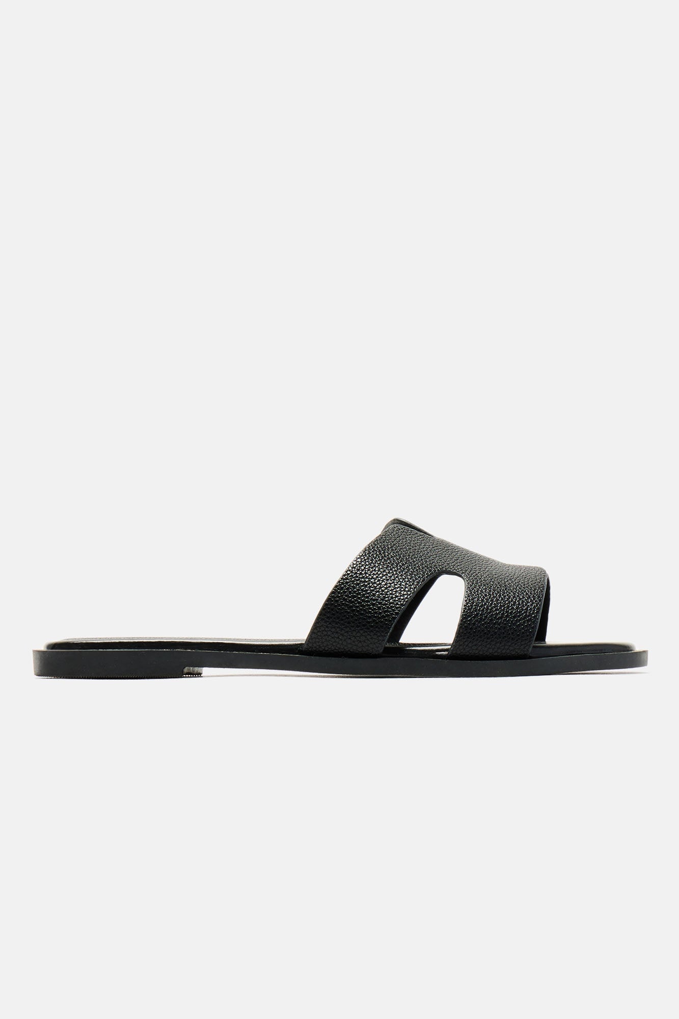 Cutting Ties Flat Sandals - Black image 2
