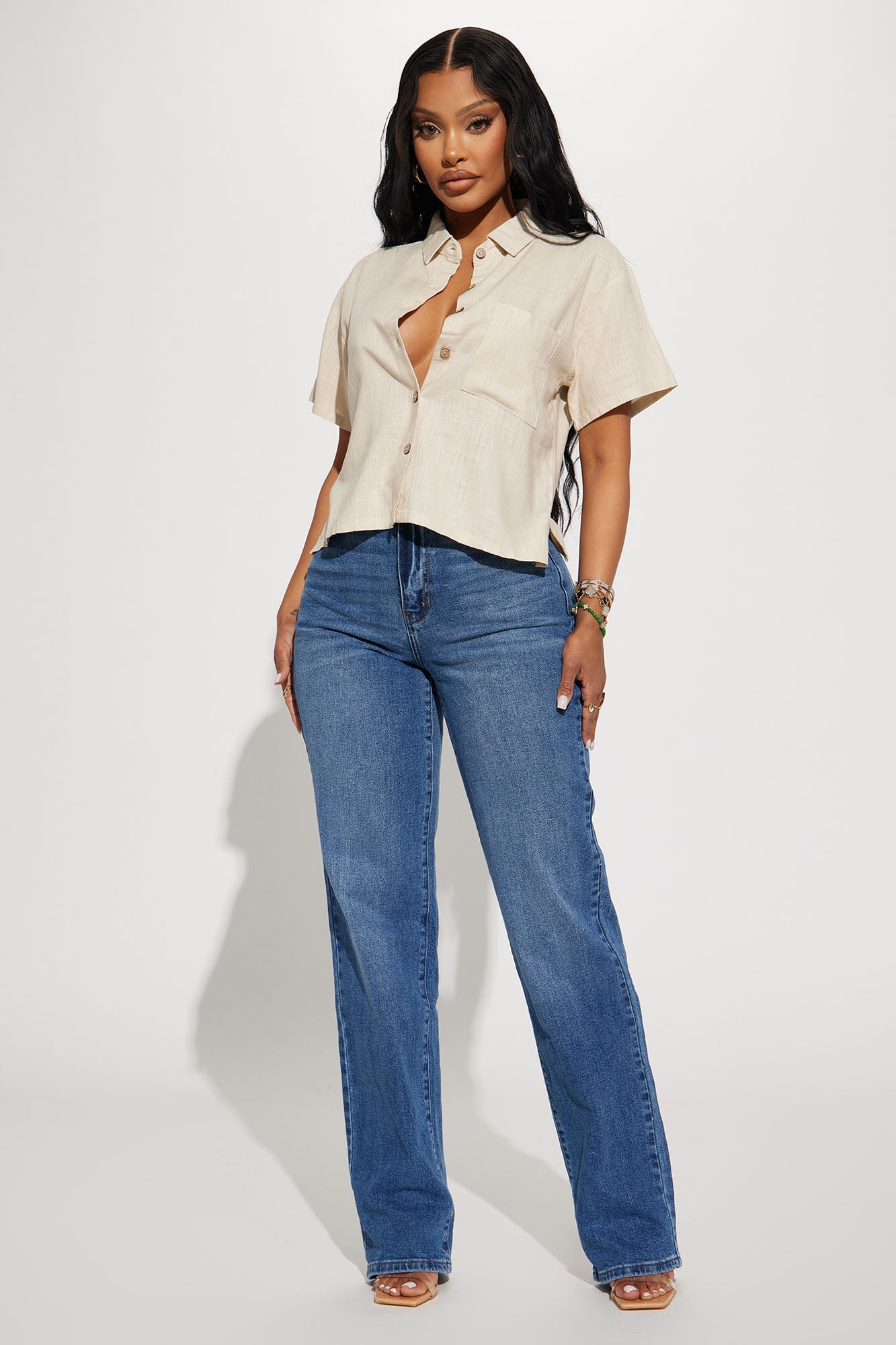Just Another Day Linen Shirt - Khaki image 5