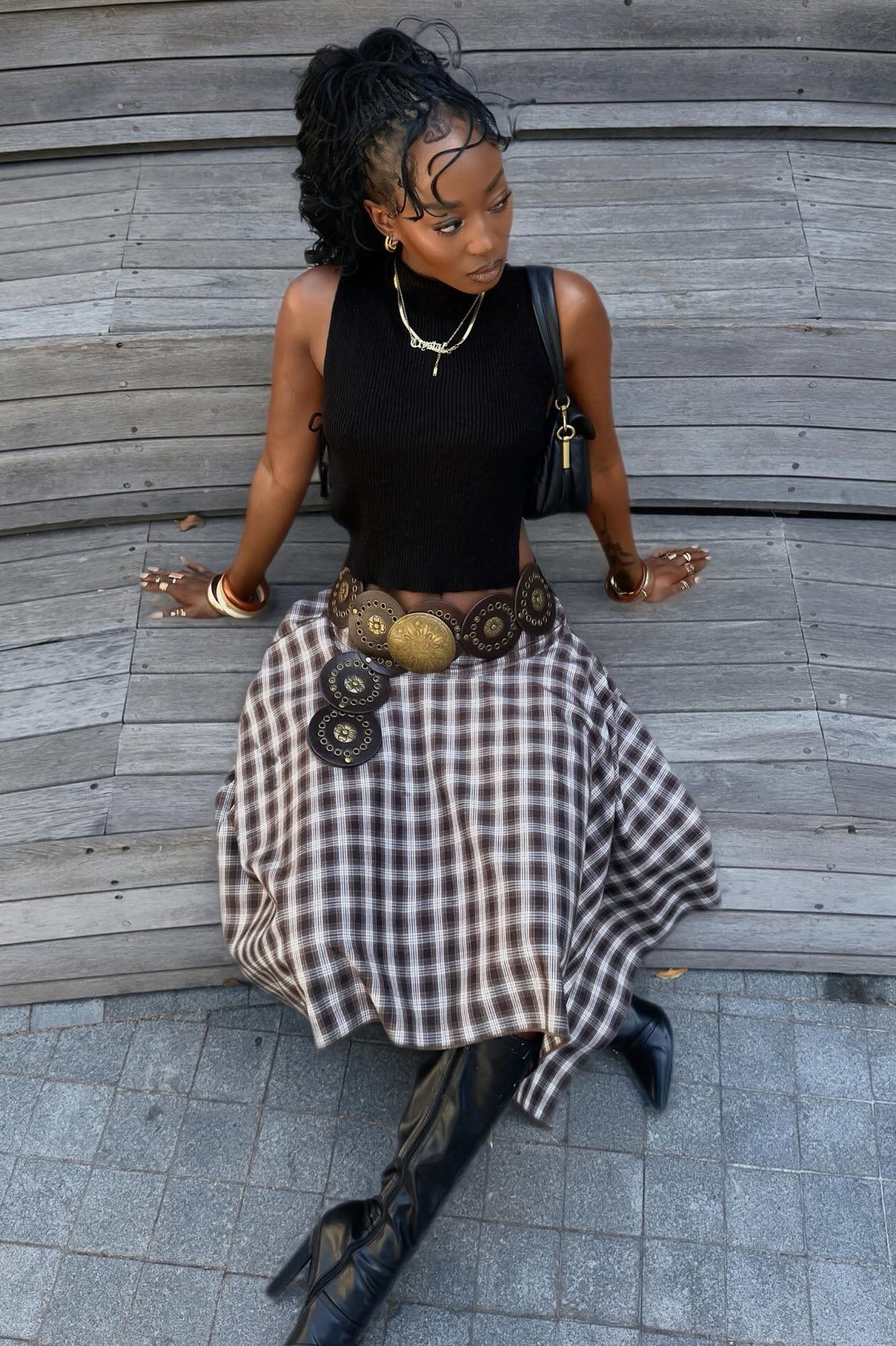 Bring It Back Boho Belt - Brown image 5