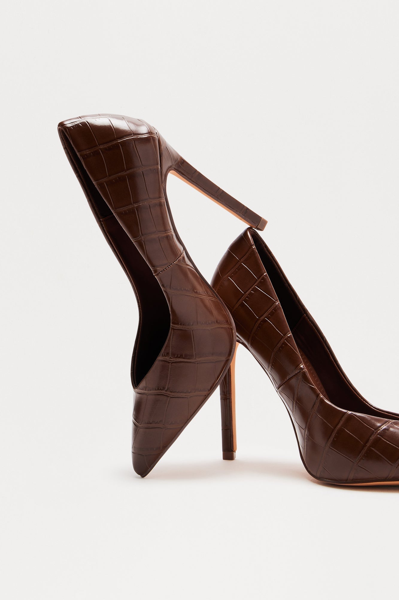 High Priority Pumps - Chocolate image 2