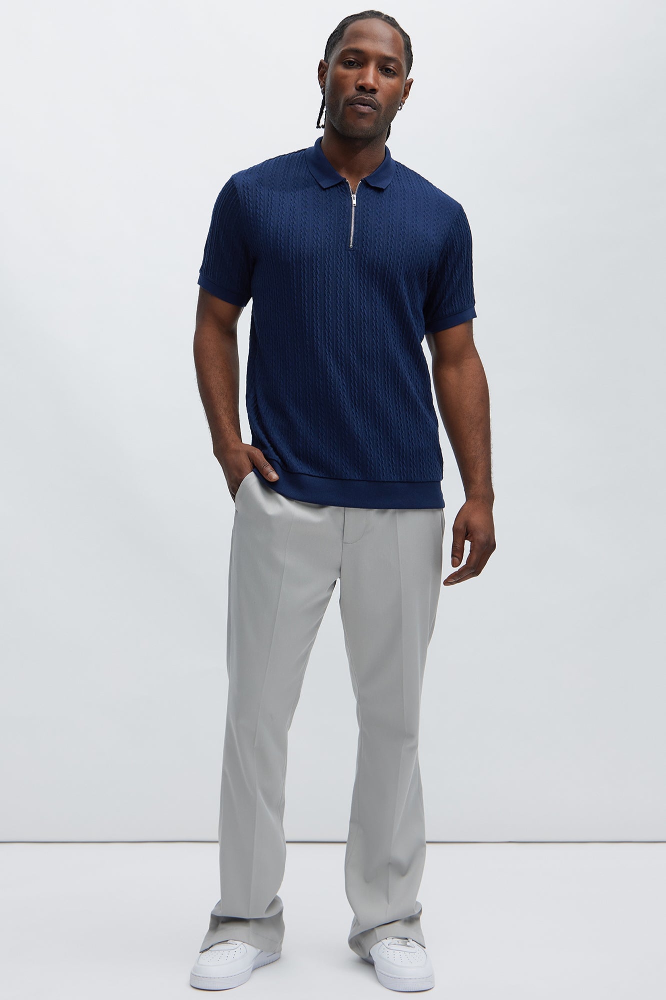 Caddie Short Sleeve Polo - Navy image 6
